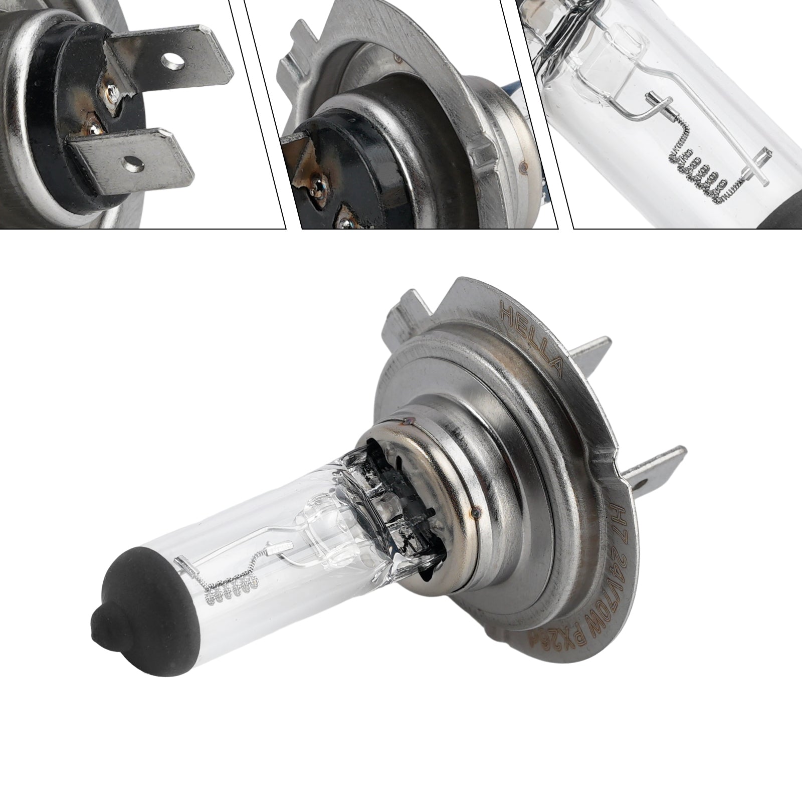 Ampoule Phare Halogène Auto H7 24V 70W PX26d Pour HELLA 8GH 007 157-243