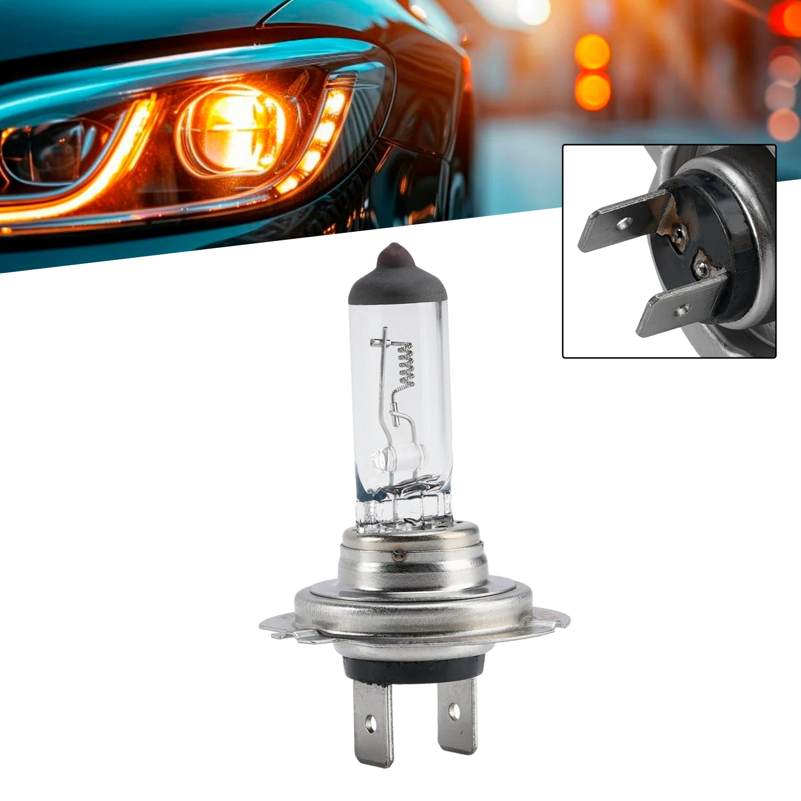 Ampoule Phare Halogène Auto H7 24V 70W PX26d Pour HELLA 8GH 007 157-243