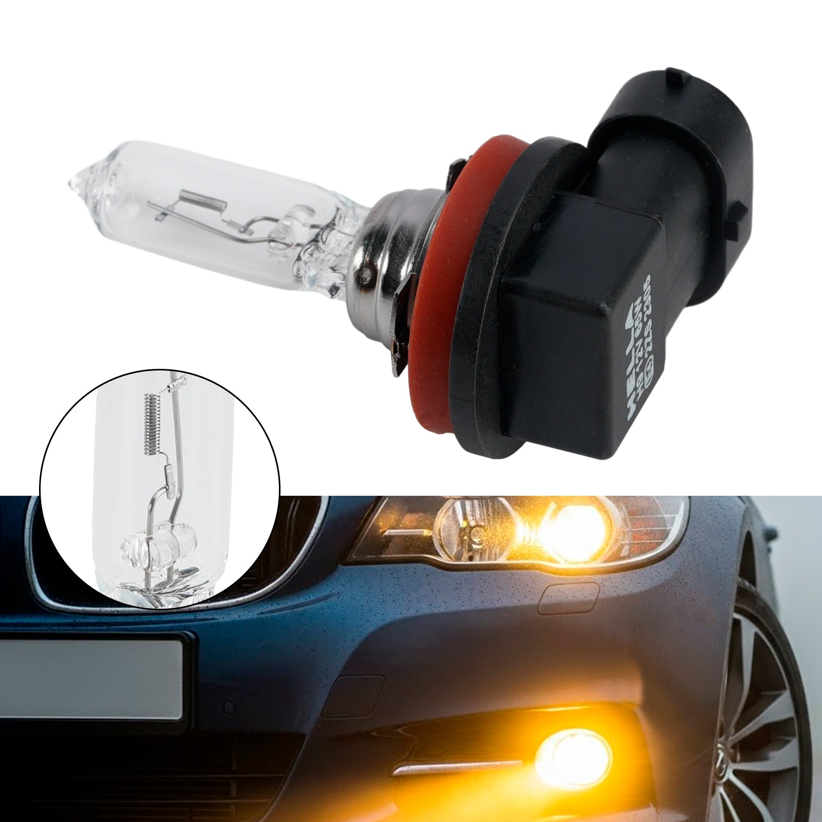 Ampoule Phare Halogène Auto H9 12V 65W PGJ19-5 Pour HELLA 8GH 178 555-163