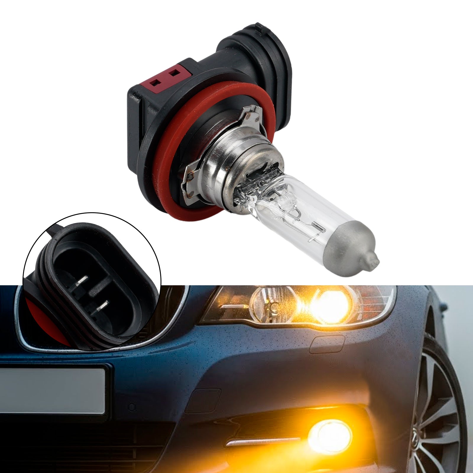 Ampoule Antibrouillard Halogène Auto H16 12V 19W PGJ19-3 Pour HELLA 186 996-001