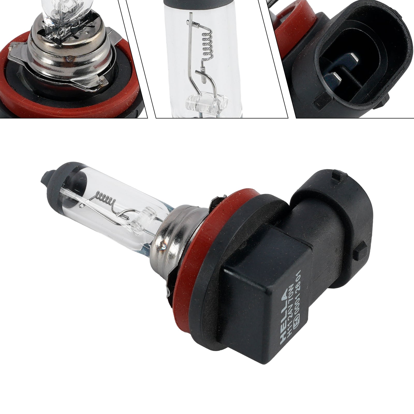 Ampoule Phare Halogène Auto H11 24V 70W PGJ19-2 Pour HELLA 8GH 008 358-241