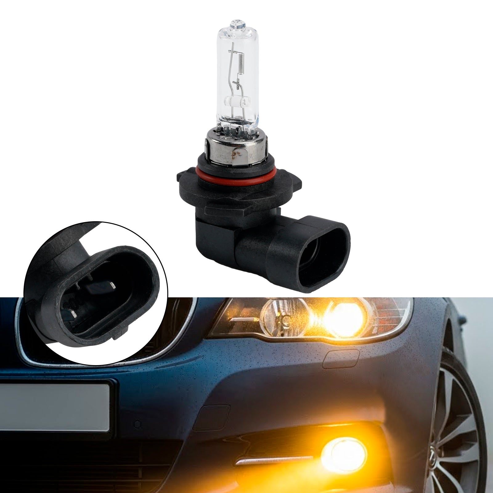 Ampoule Phare Halogène Auto 9005/HB3 12V 60W P20d Pour HELLA 8GH 178 555-081