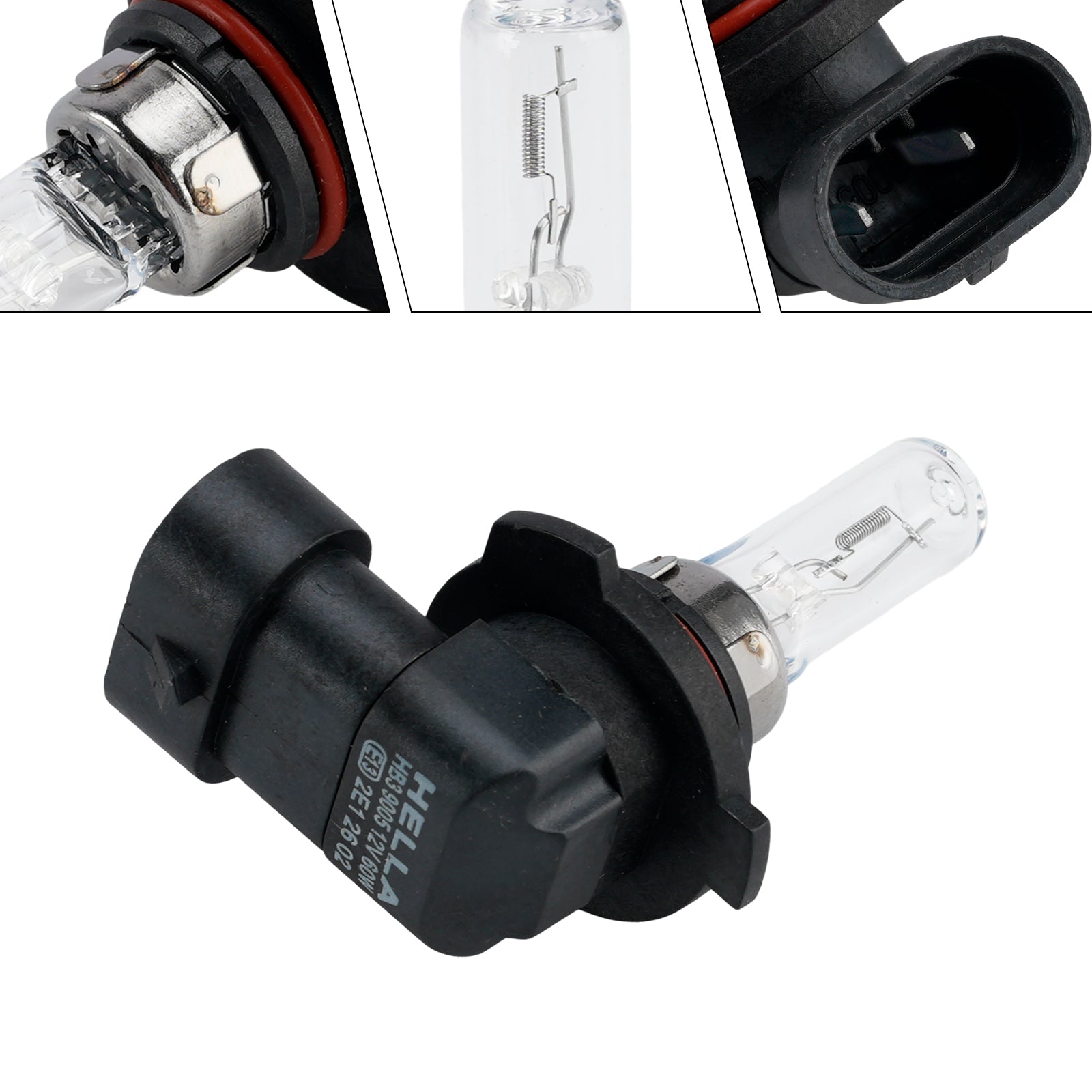 Ampoule Phare Halogène Auto 9005/HB3 12V 60W P20d Pour HELLA 8GH 178 555-081