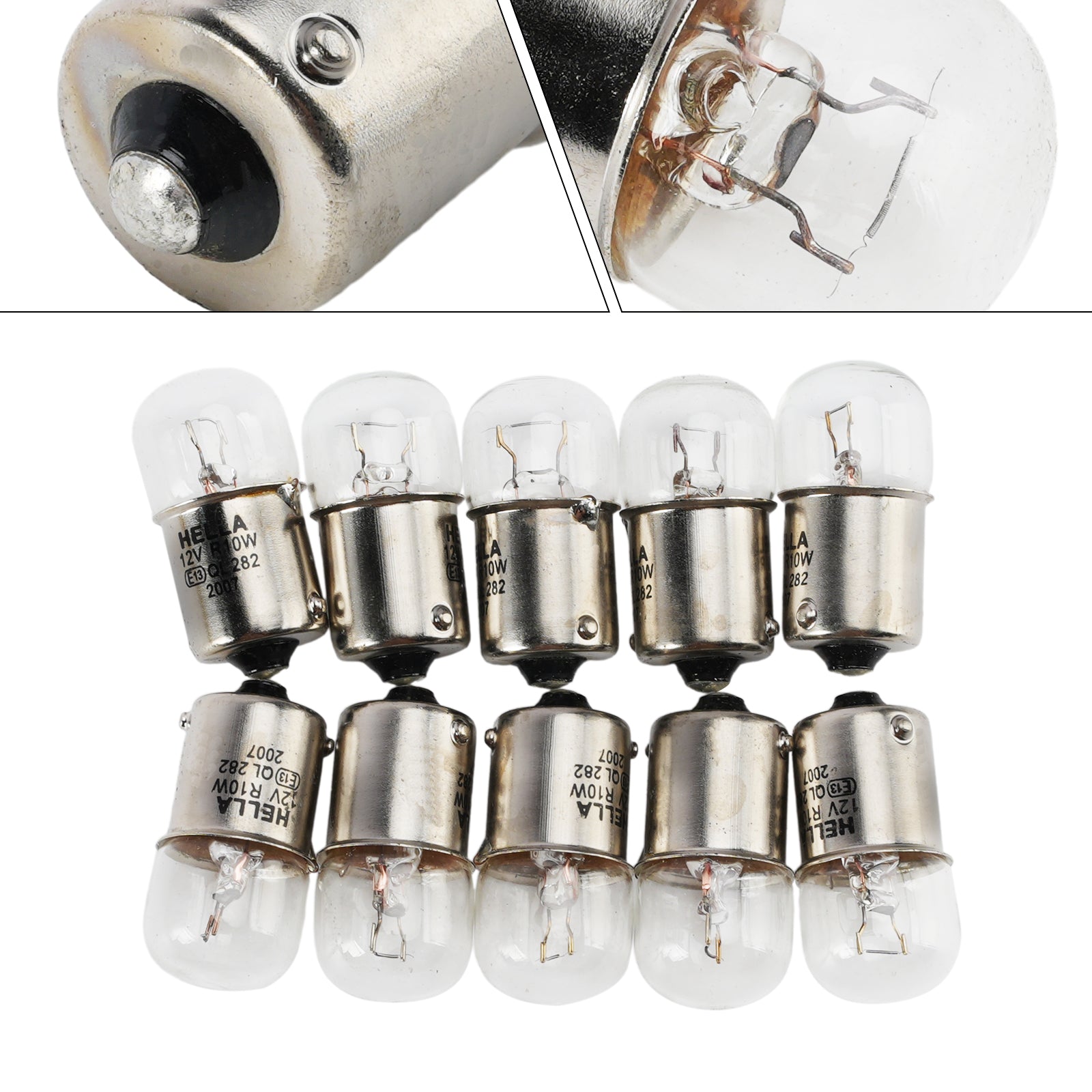 Ampoule Auxiliaire Halogène Voiture R10W 12V 10W Pour HELLA 8GA 178 560-021