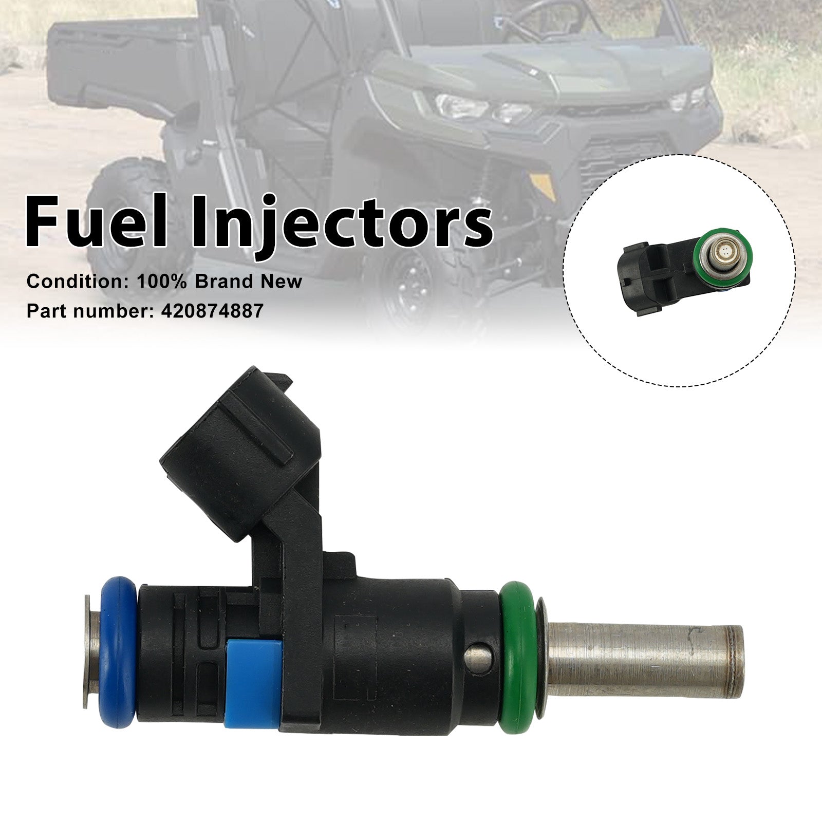 420874887 Injecteurs de carburant pour Can-Am Traxter Maverick et Defender