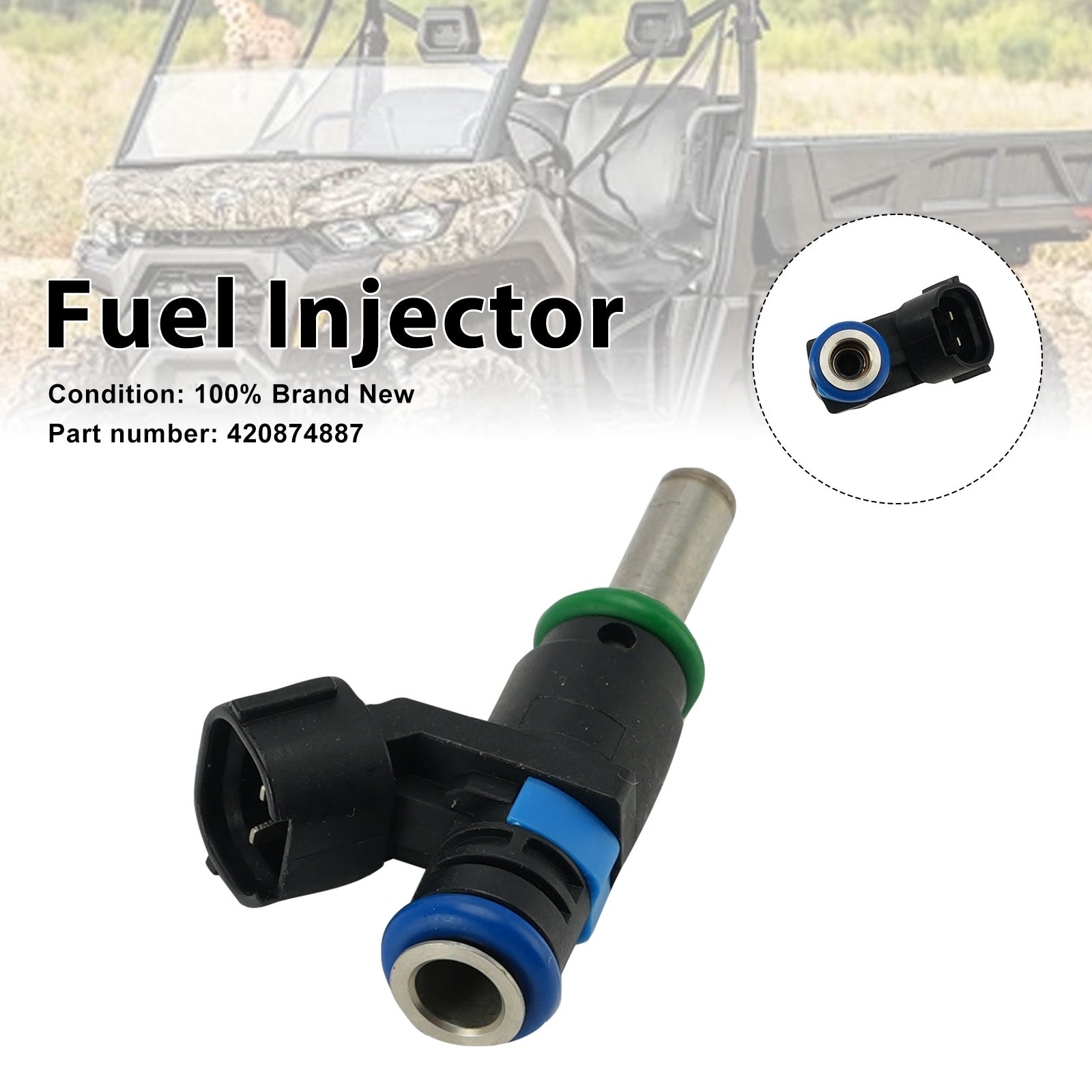 420874887 Injecteurs de carburant pour Can-Am Traxter Maverick et Defender