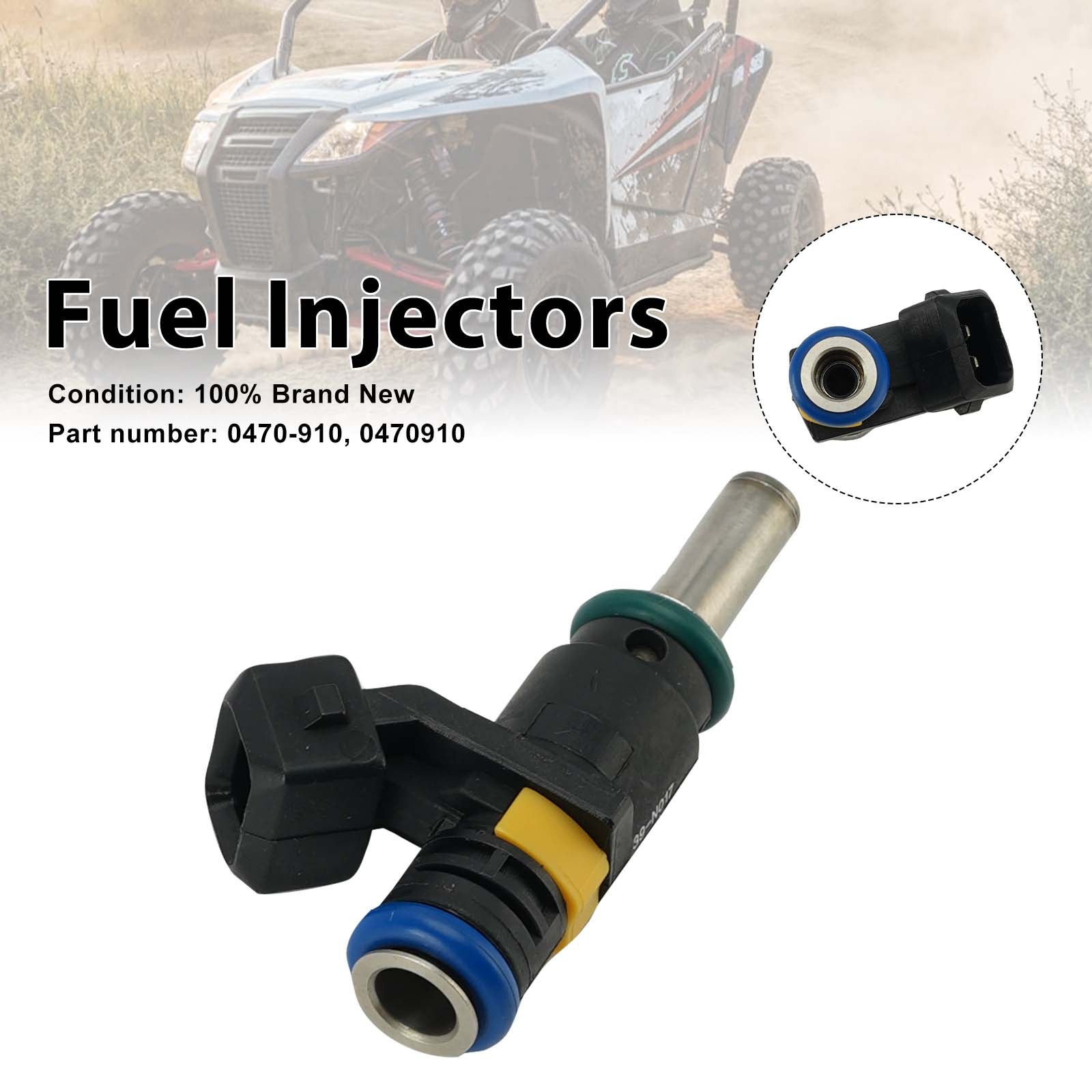 Injecteurs de carburant 0470-910 pour Arctic Cat WILDCAT 1000 2012-2016