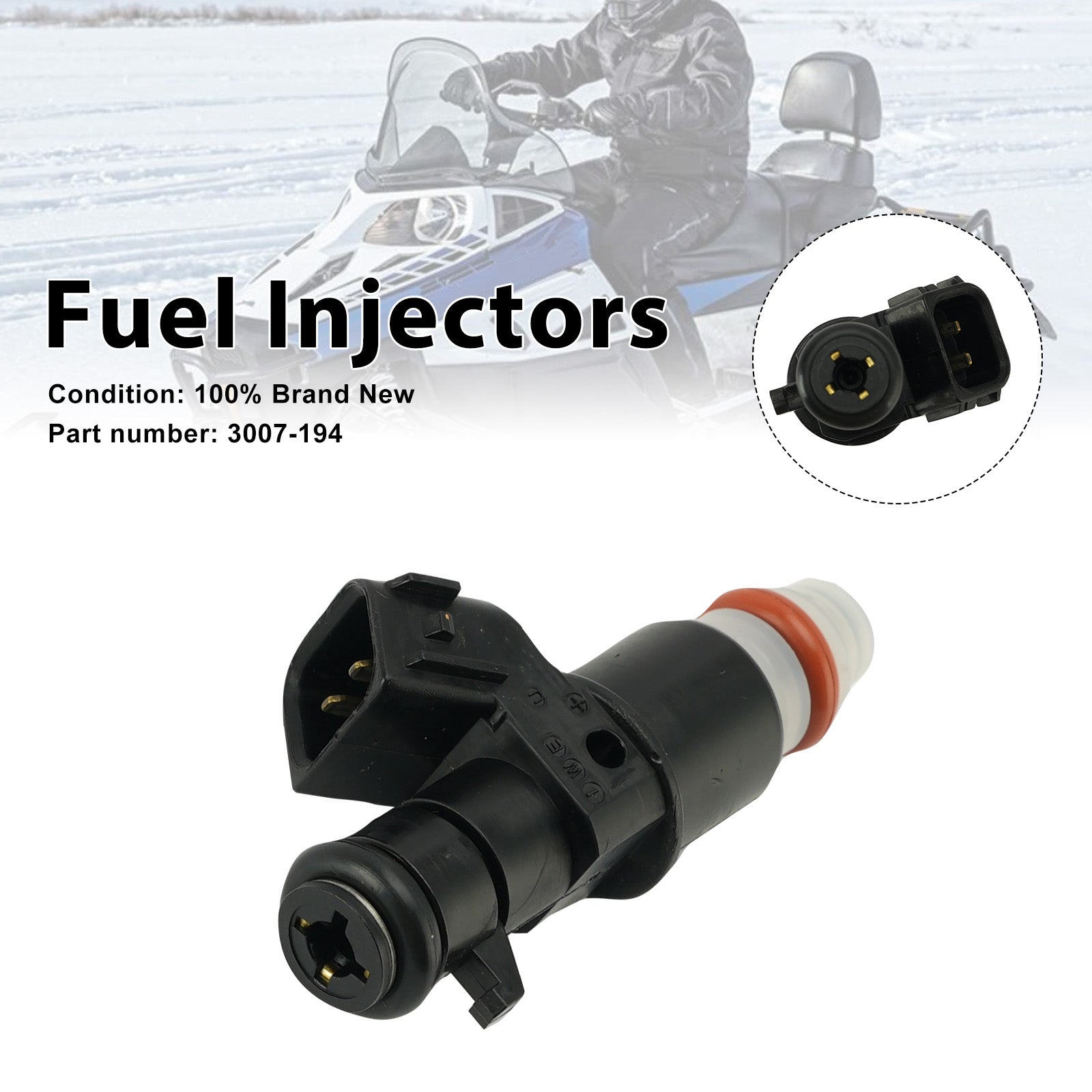Injecteurs de carburant 3007-194 pour Arctic Cat Bearcat Z1 09-14 TZ1 08-14 ZR5000 14-17