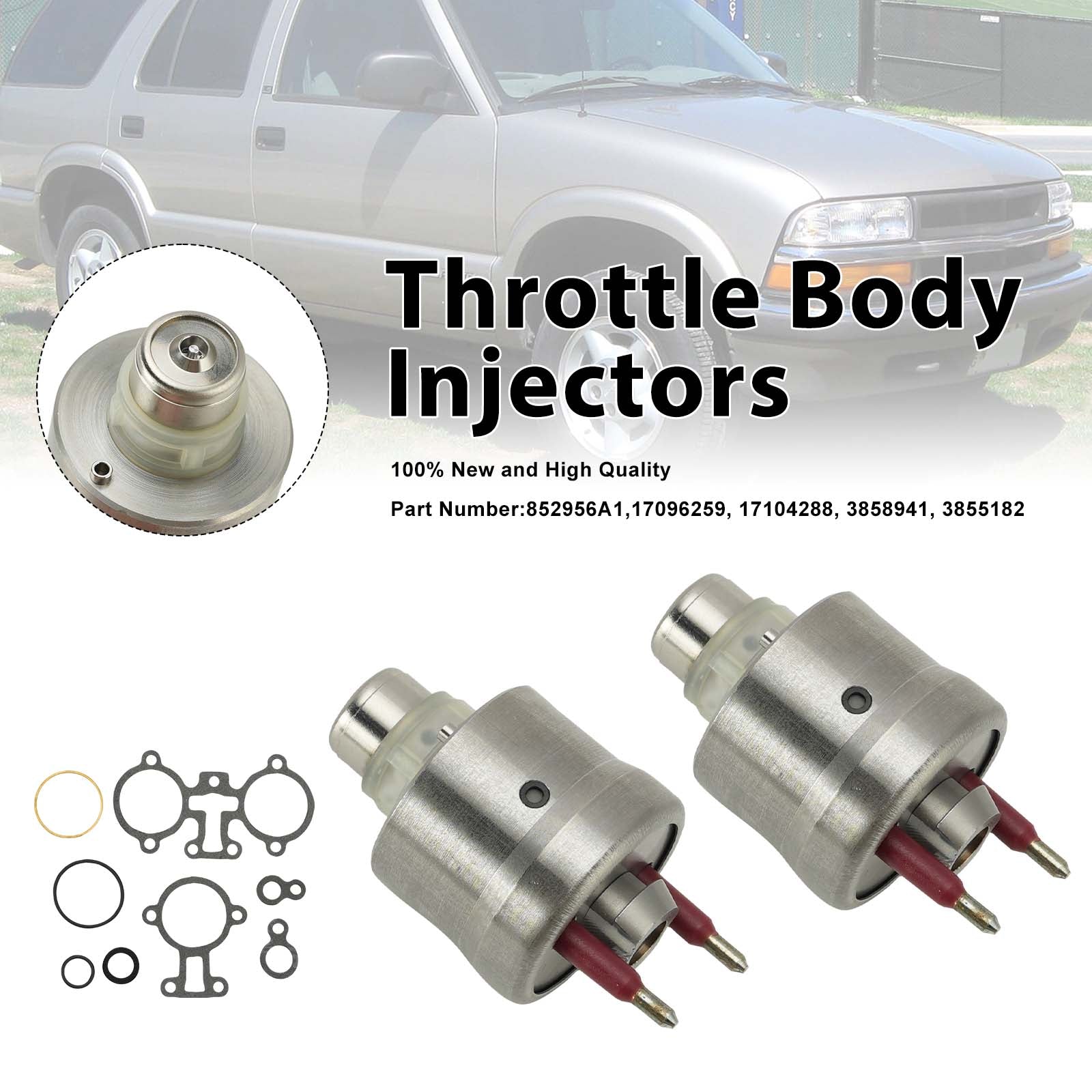 Injecteurs de corps de papillon 3855182 17104288 pour MerCruiser 4