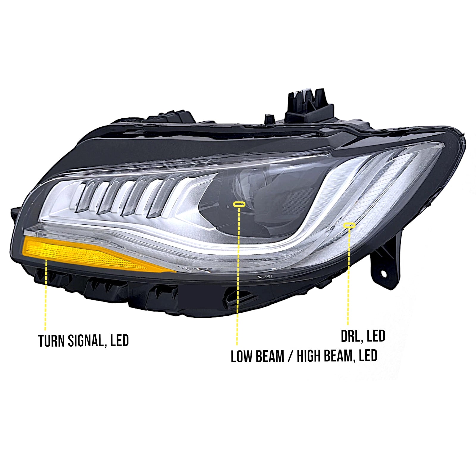 Phare LED Gauche Avec AFS Référence HP5Z13008F Pour Lincoln MKZ 2017-2019