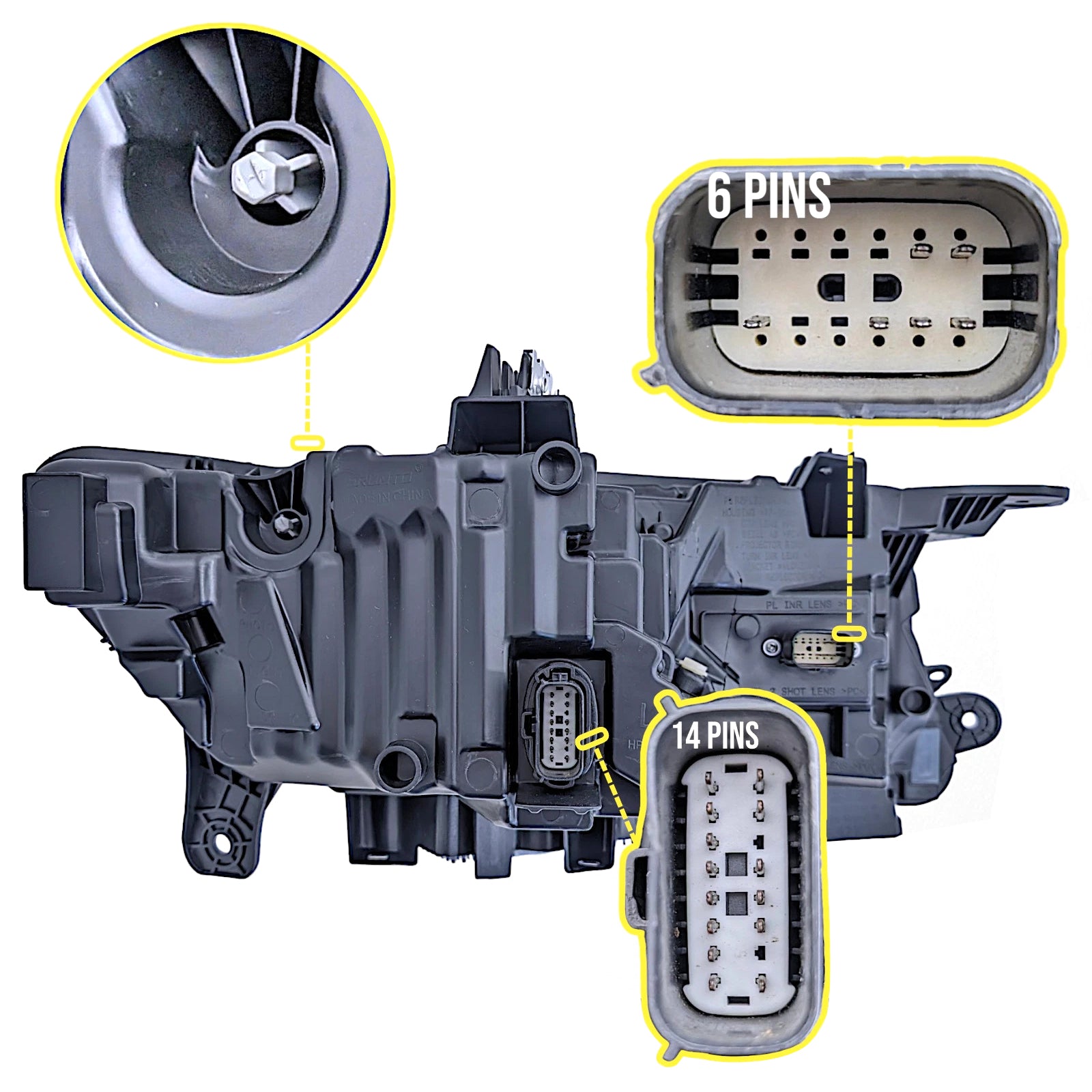 Phare LED Droit Avec AFS Référence HP5Z13008E Pour Lincoln MKZ 2017-2019