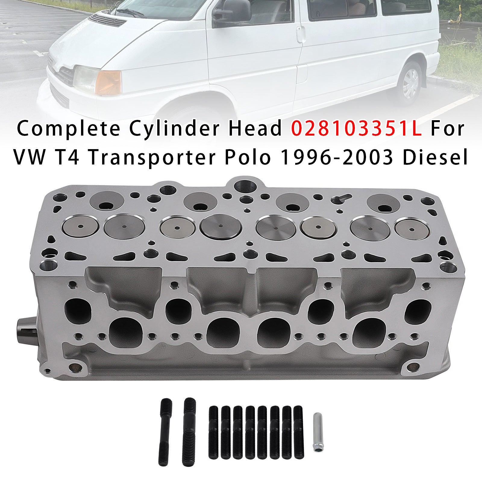 Culasse Complète Référence 028103351L Pour VW T4 Transporter Polo Diesel 96-2003