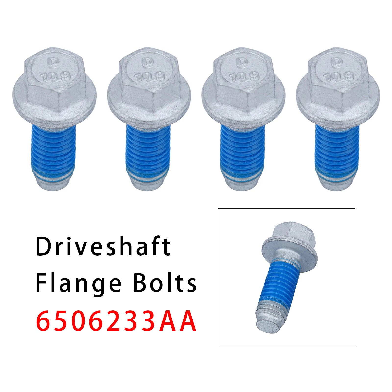 4Pièces Boulons De Bride Arbre De Transmission 6506233AA Pour Chrysler Mitsubishi
