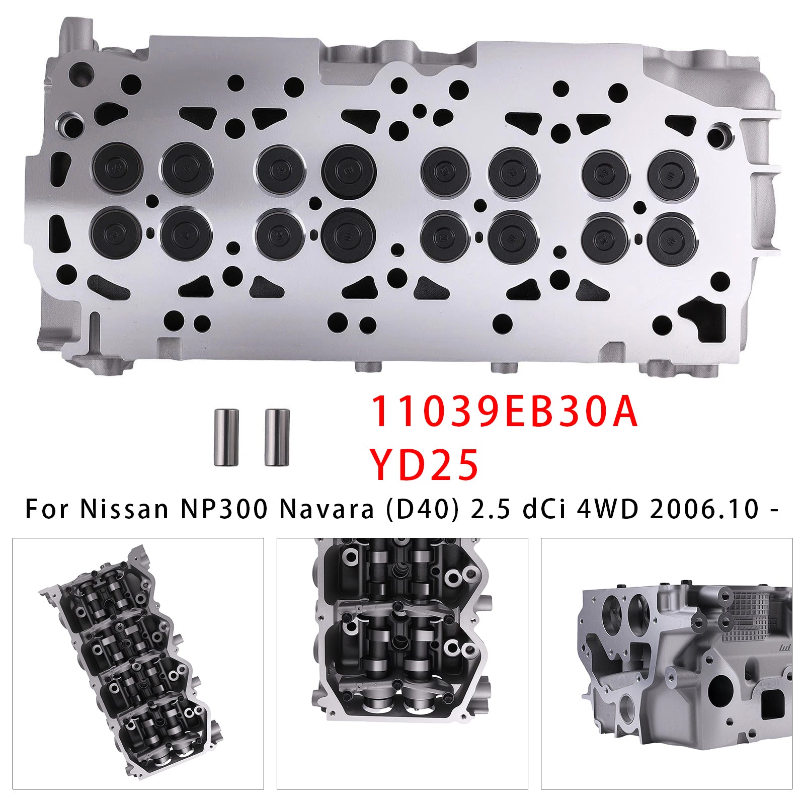 Culasse Complète 11039-EB30A Pour Nissan Navara D40 Cabstar NP300 2.5 YD25