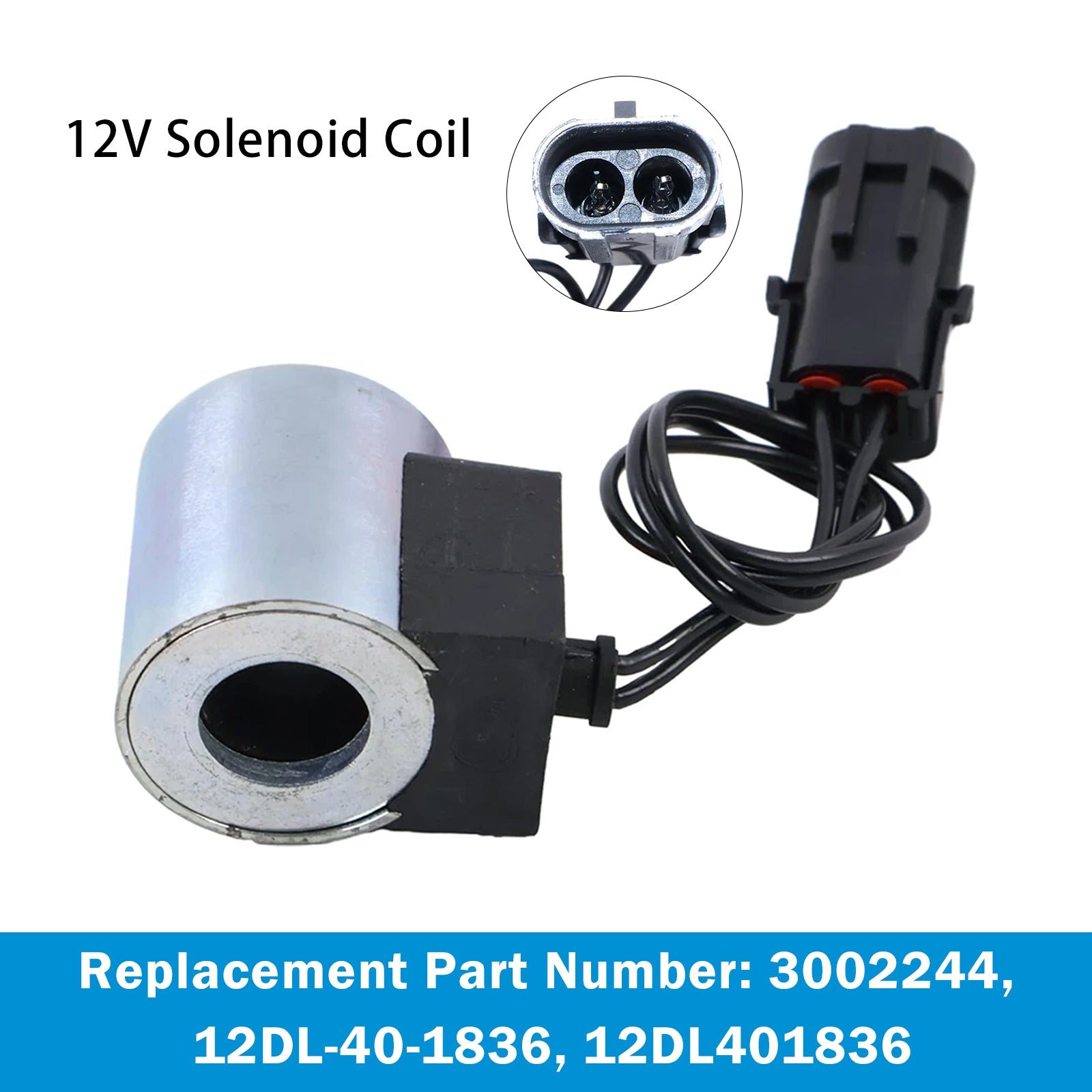 Bobine De Solénoïde 3002244 12V Pour Hydac 12Dl-40-1836 12Dl401836