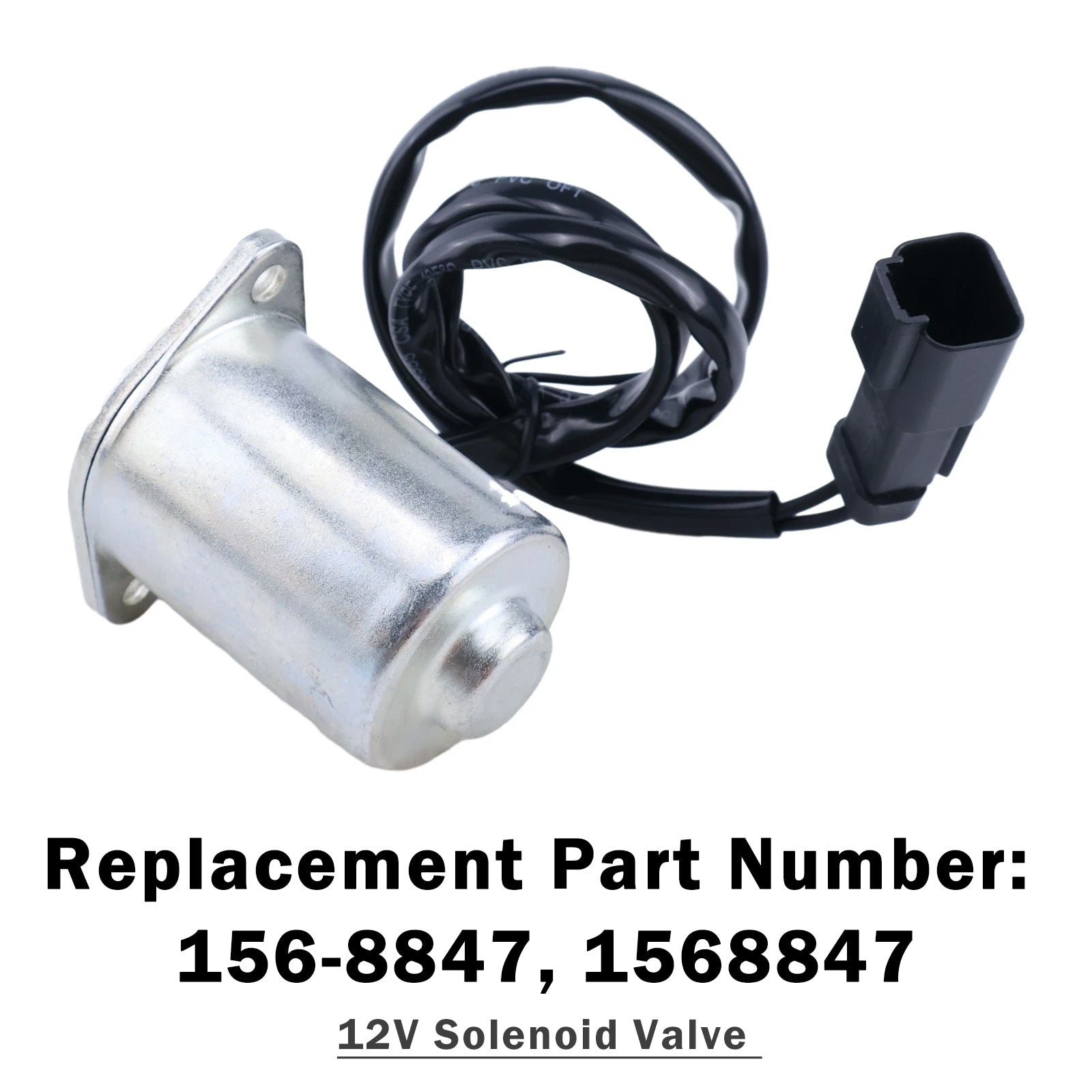Électrovanne 12V 156-8847 Pour Caterpillar 3024 3013 301.8 302.5 304.5 Et 305.5