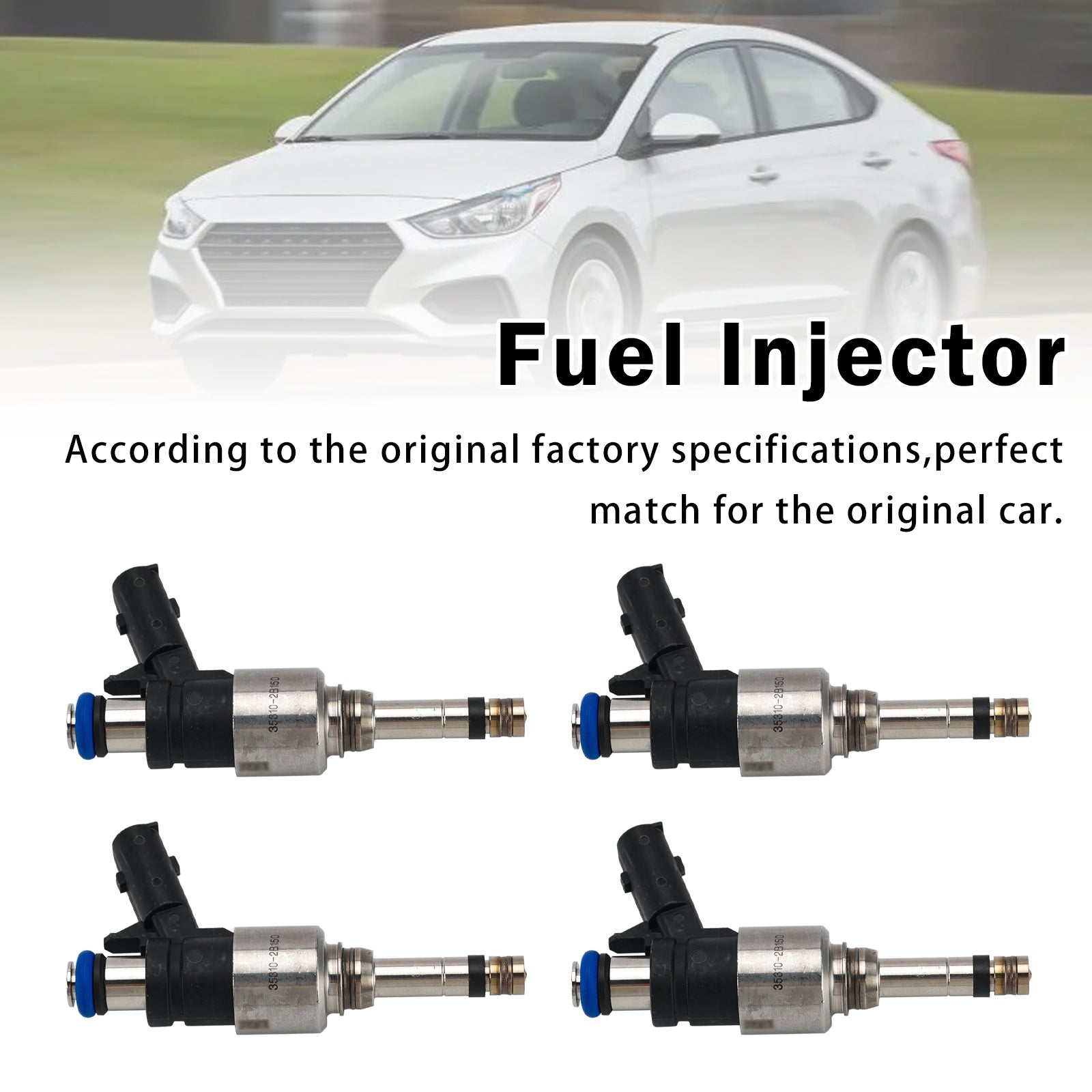 4X Injecteur Carburant Pour Kia Rio 2018-2020 Soul 1.6L 2017-2019 35310-2B150