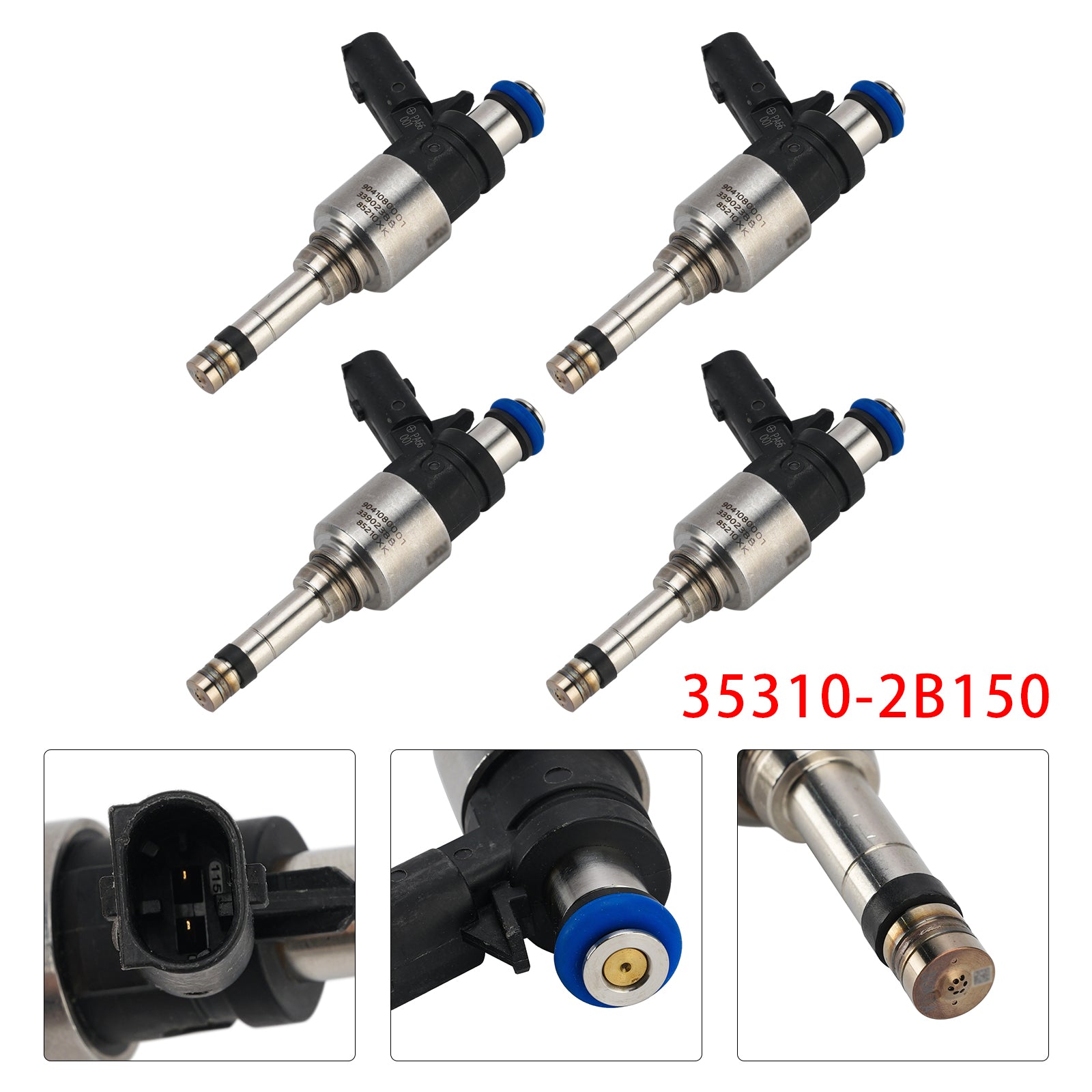 4X Injecteur Carburant Pour Kia Rio 2018-2020 Soul 1.6L 2017-2019 35310-2B150