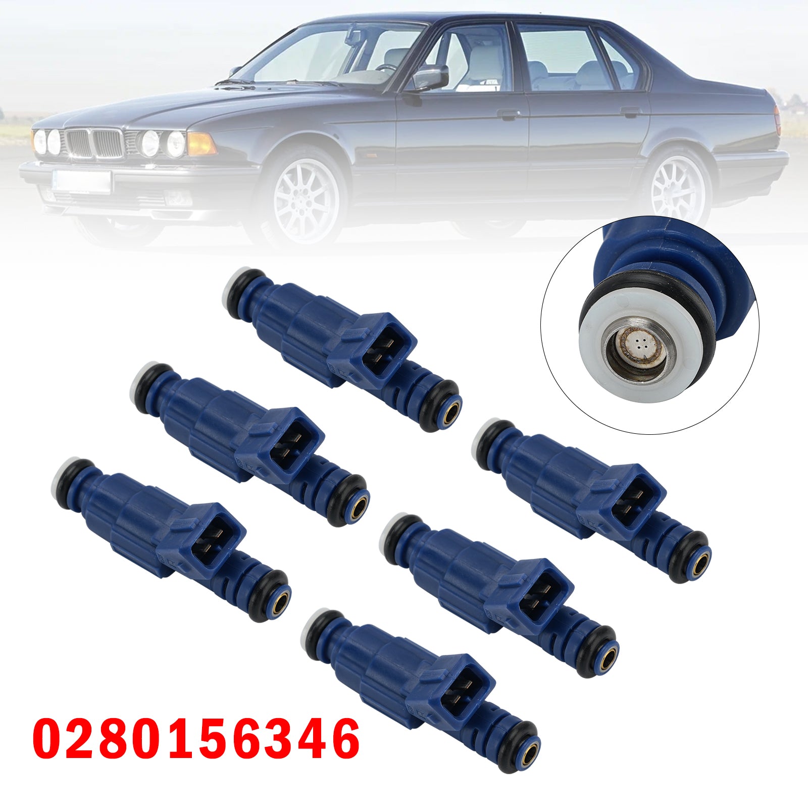 6X Injecteur Carburant Pour BMW 3 Series 1990-00 5 Series 1988-1996 0280156346