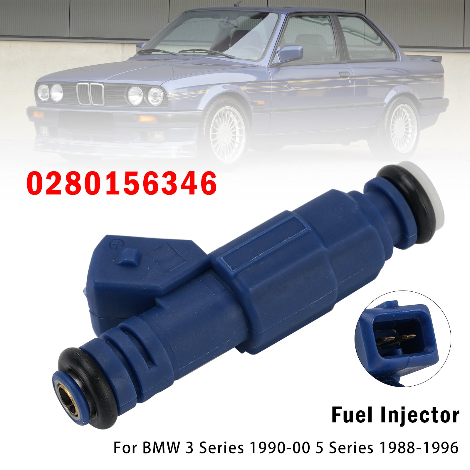 1X Injecteur Carburant Pour BMW 3 Series 1990-00 5 Series 1988-1996 0280156346