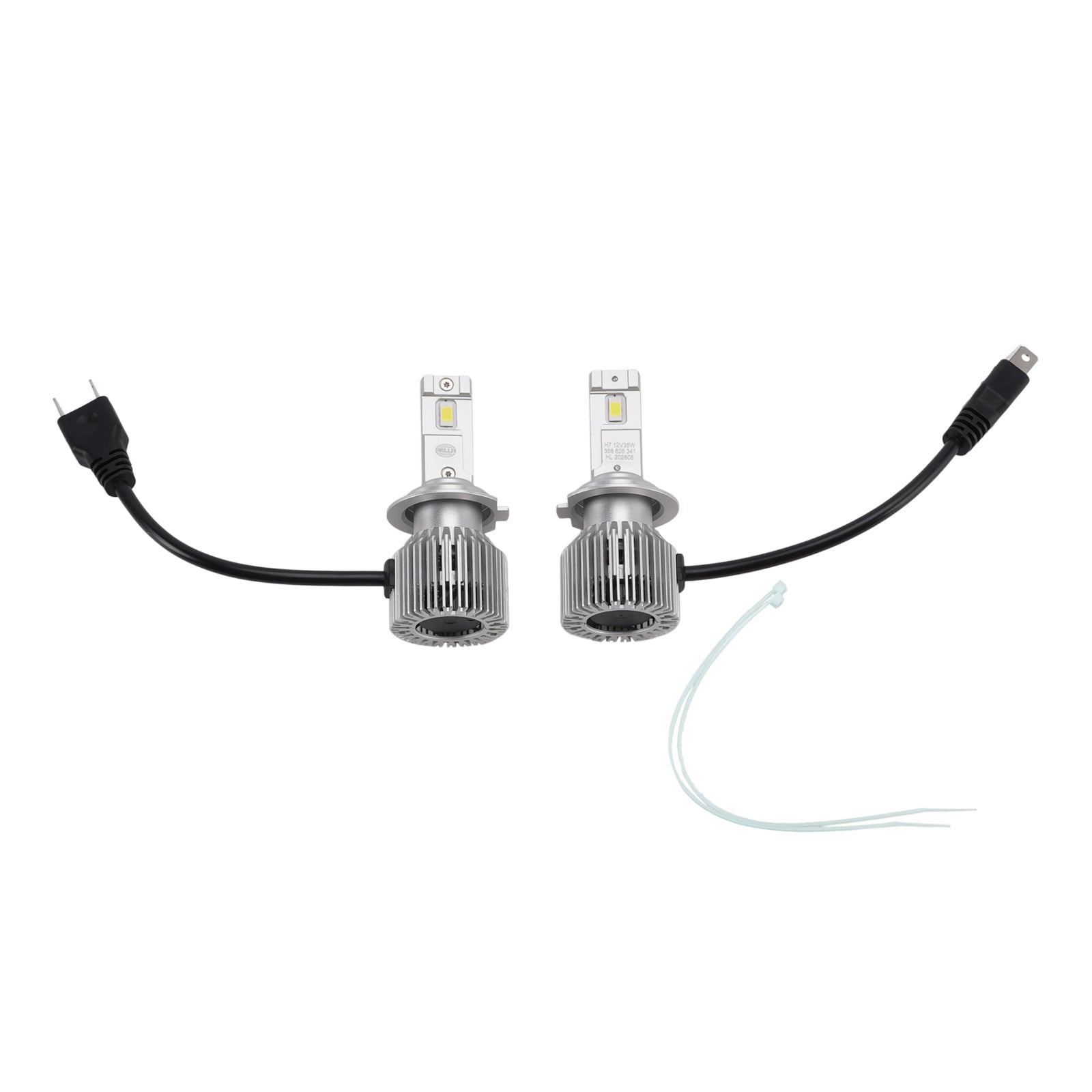 Kit Ampoule LED Phare Feu Route Croisement H7 12V 35W 6500K 2500LM Pour HELLA