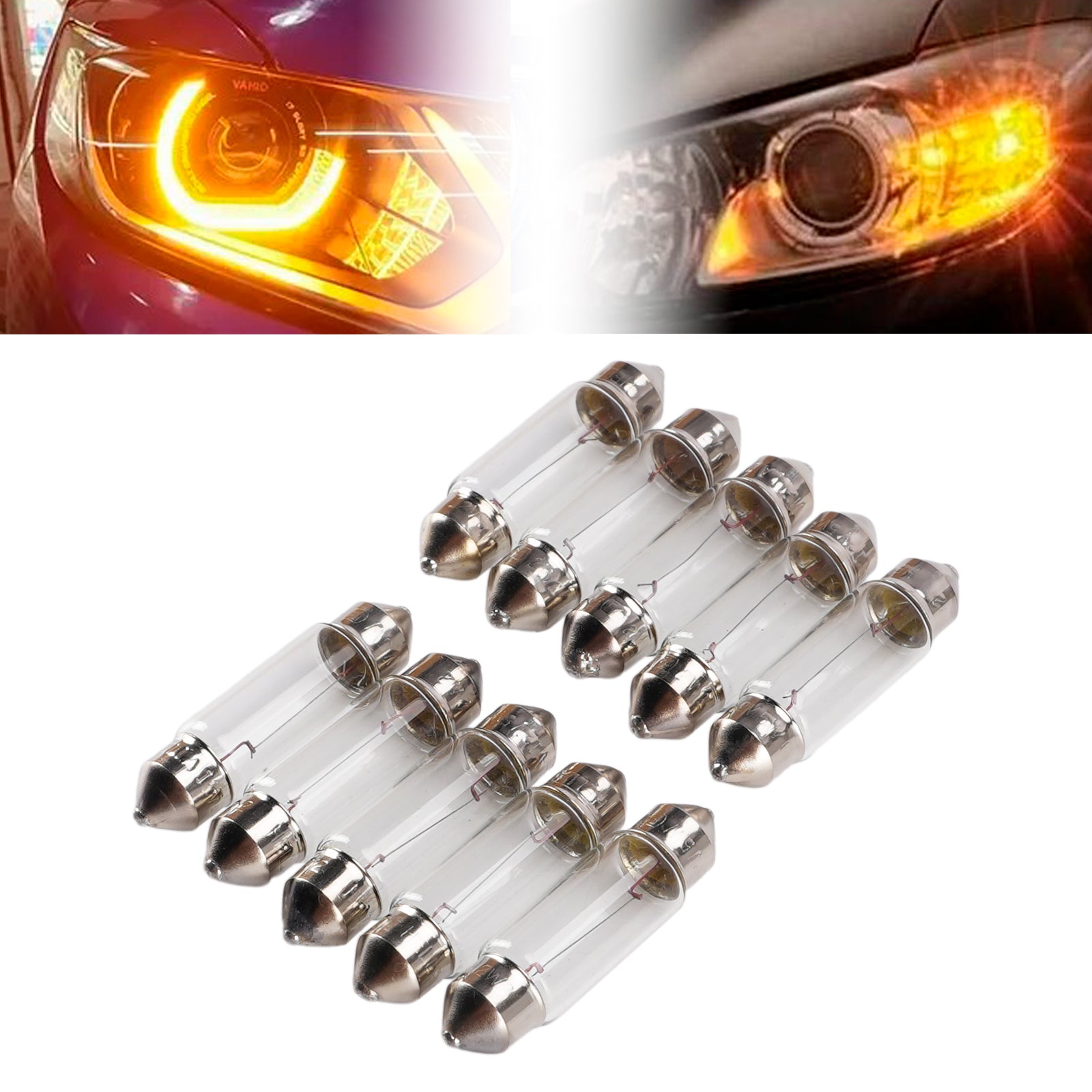 Ampoule Auxiliaire Halogène Automobile C5W 12V 5W Festoon Pour HELLA 002 092-121