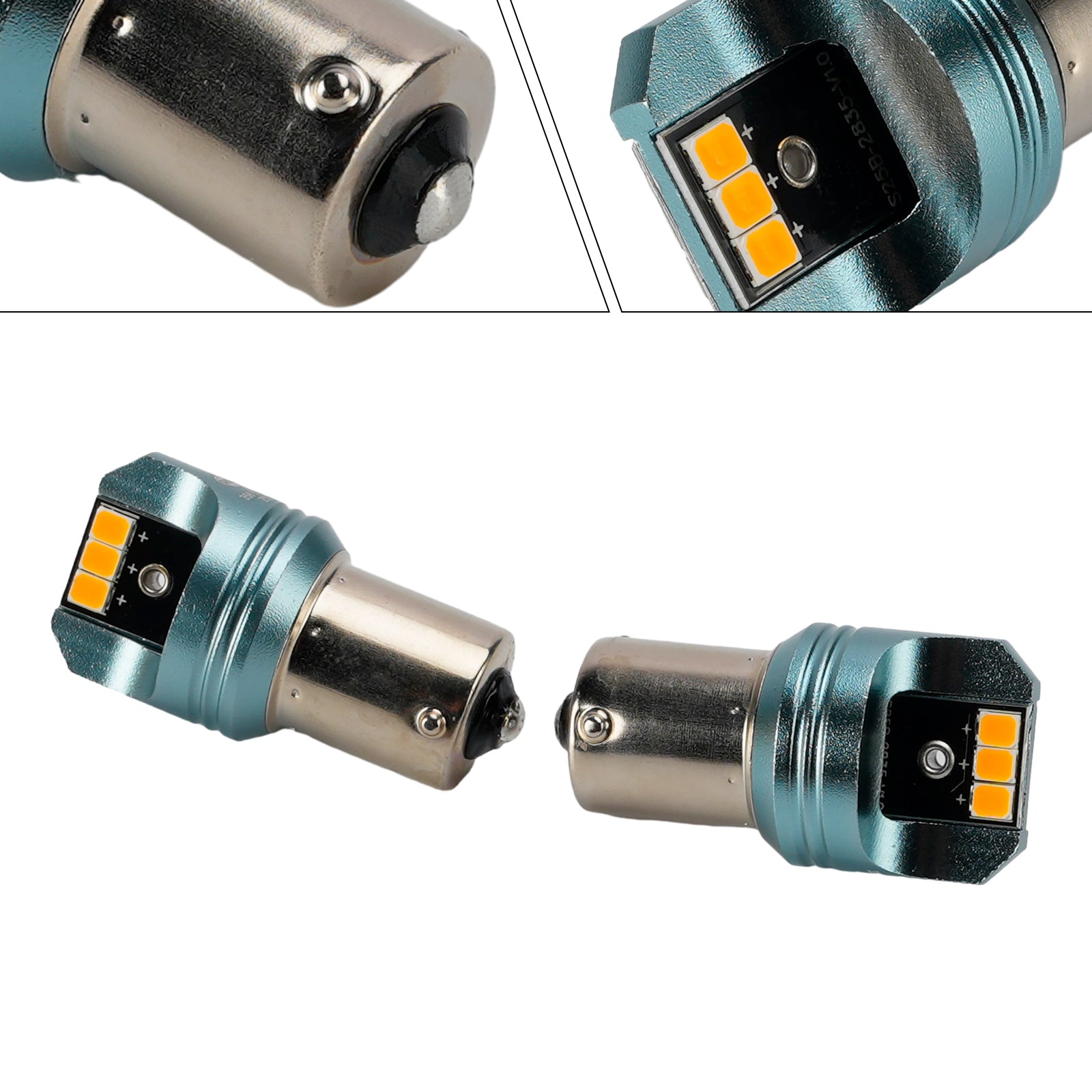 Ampoule Auxiliaire LED Automobile P21W 12V 3W 1700K Ambre Pour HELLA LEDS25AA2