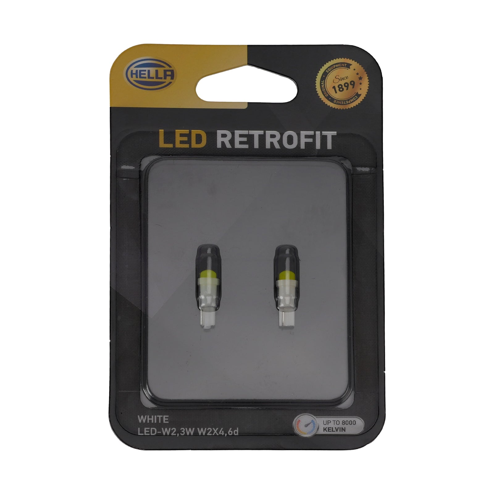 Ampoule Auxiliaire LED Automobile W2.3W 12V 8000K Blanc Pour HELLA LEDT5CWA1