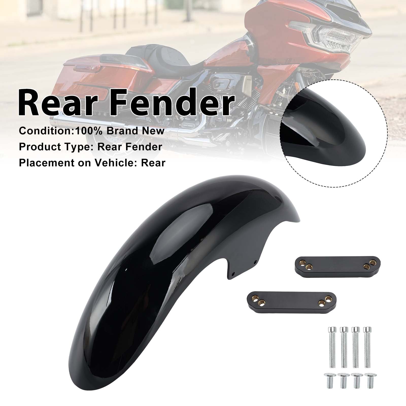 Garde-boue avant 21" compatible avec CVO Road Glide Street Glide FLTRX FLHX 2023-2026