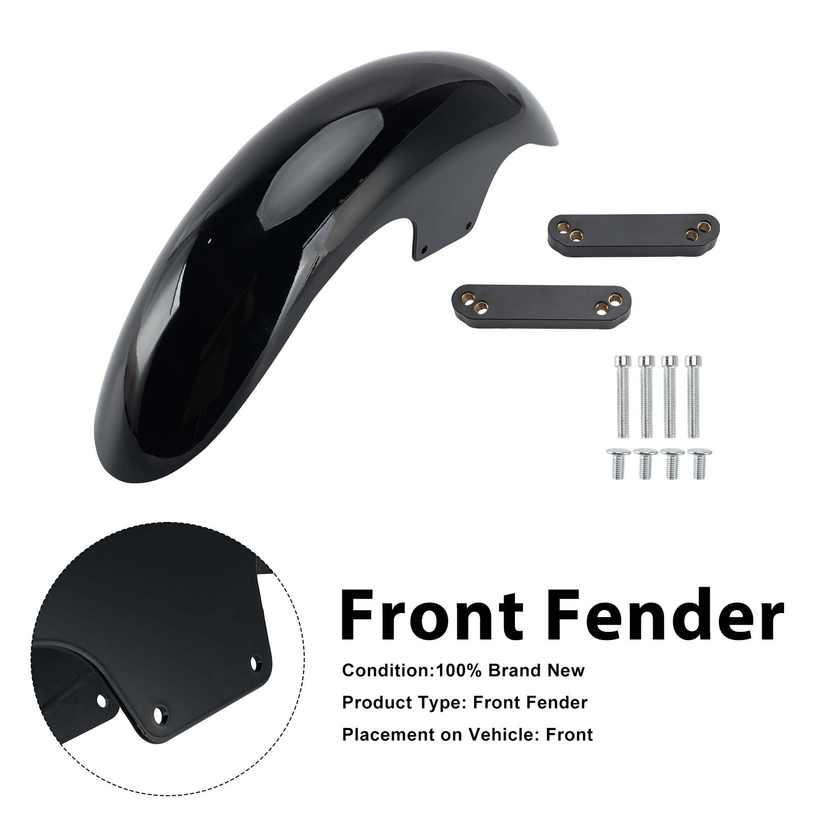 Garde-boue avant 21" compatible avec CVO Road Glide Street Glide FLTRX FLHX 2023-2026