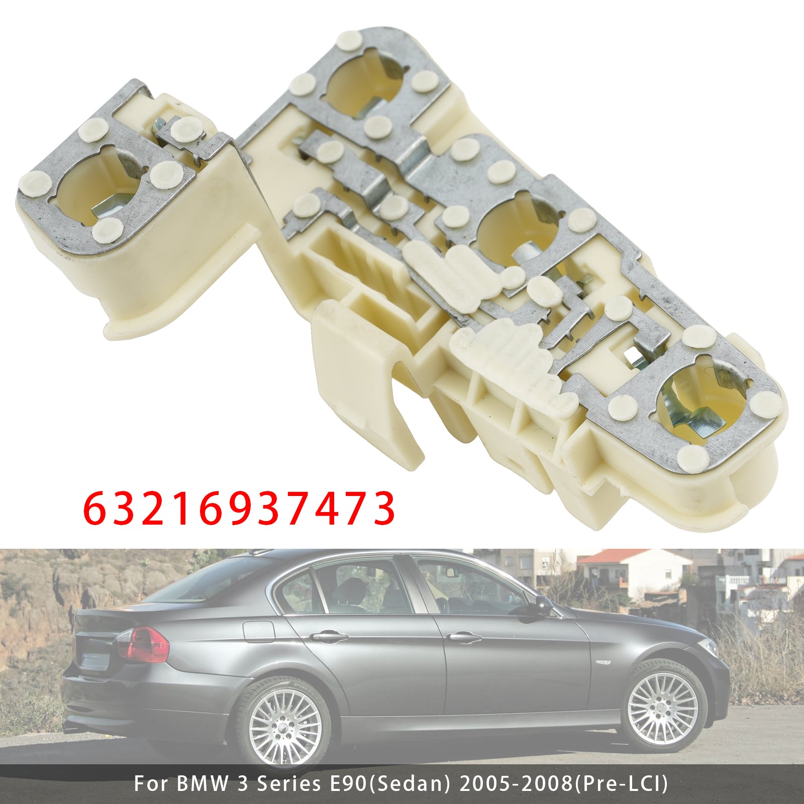 Arrière Gauche Support D'ampoule Socket Pour BMW 3 E90(Sedan) 2005-2008(Pre-LCI)