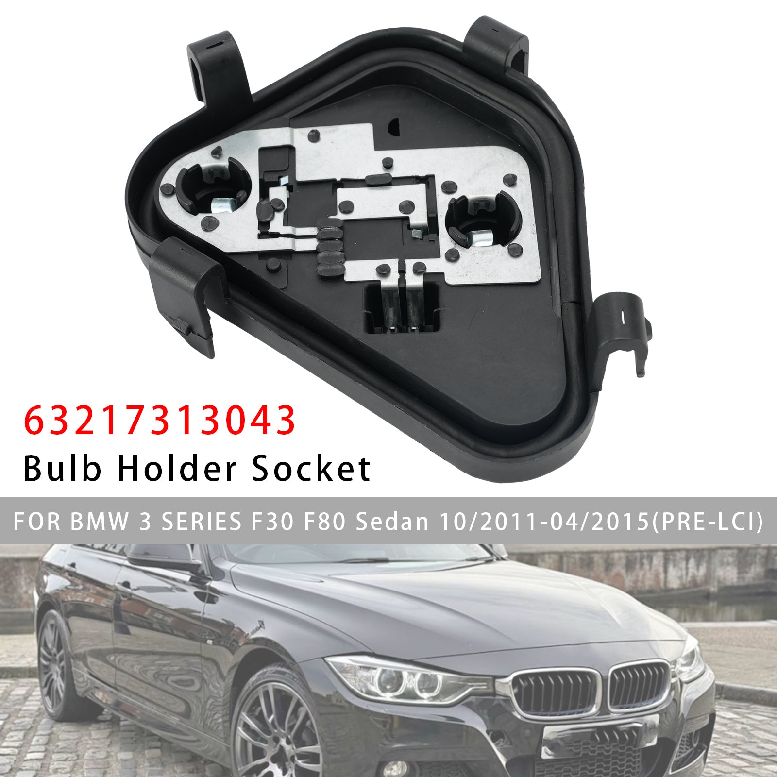 Arrière Gauche Support D'ampoule Socket Pour BMW 3 F30 F80 Sedan 11-15(PRE-LCI)