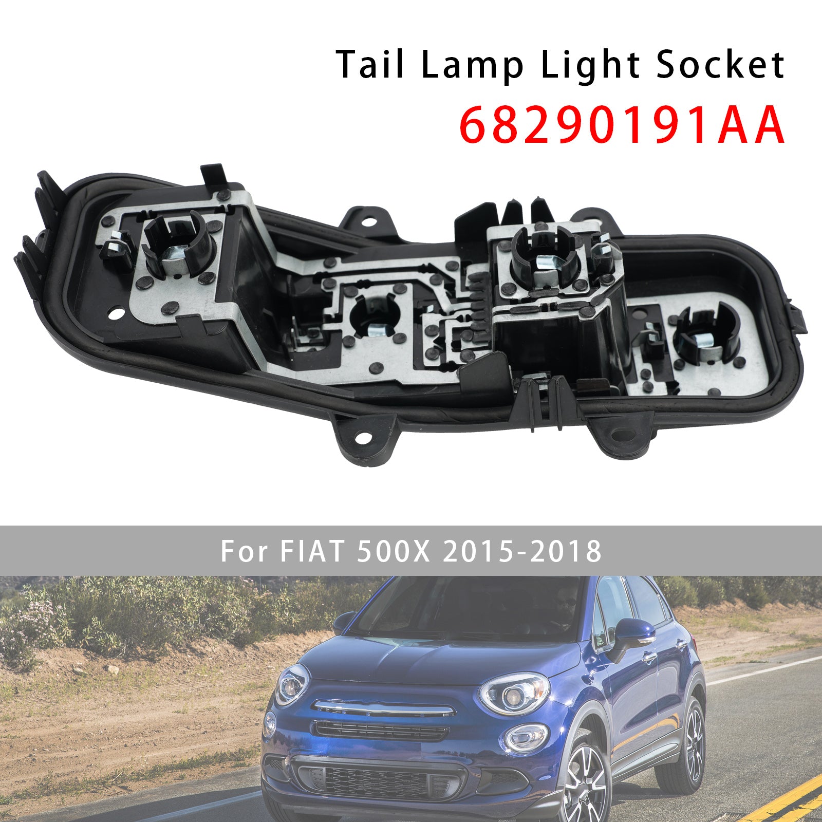 Douille Feu Arrière 68290191AA Pour Fiat 500X 2015-2018