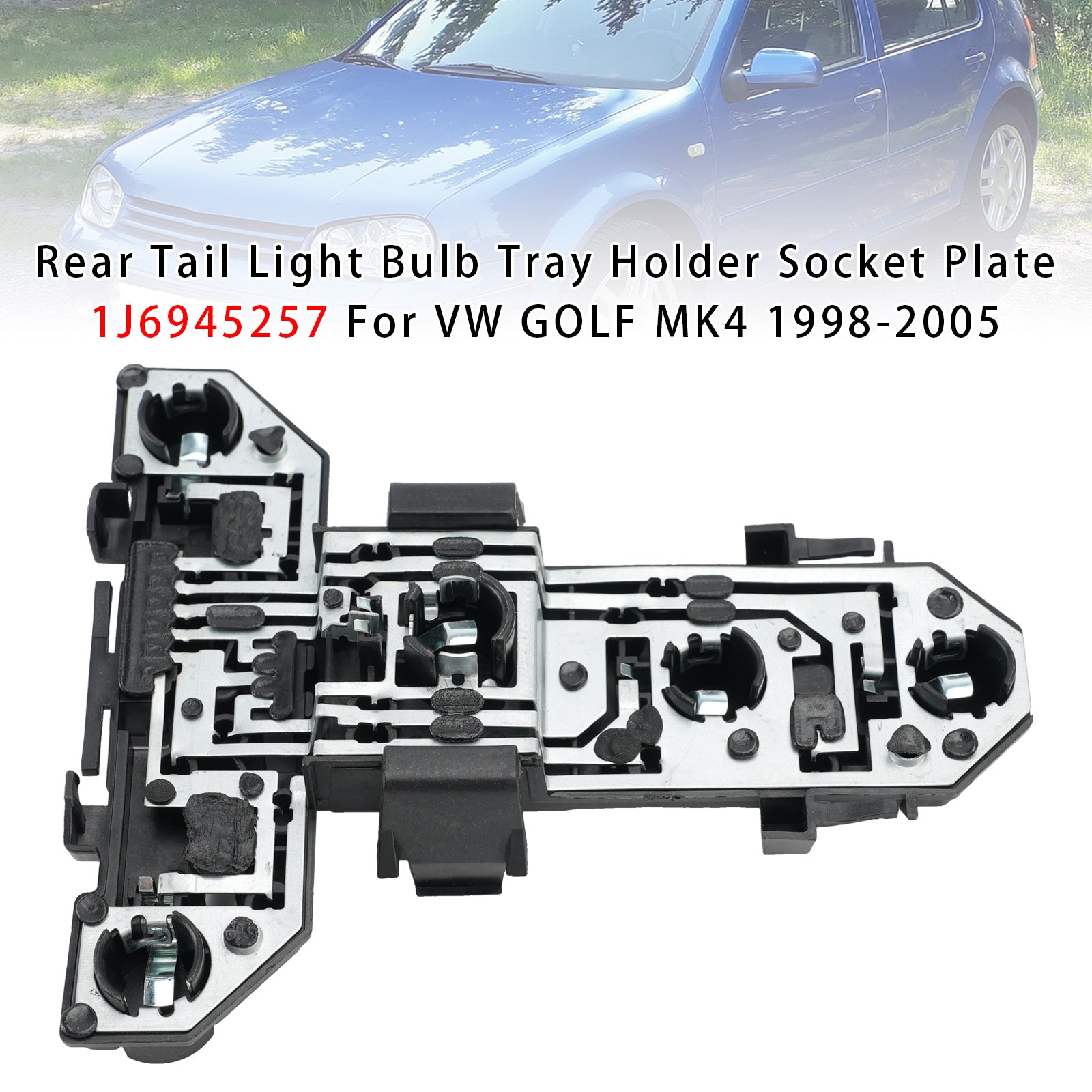 Plateau Support Ampoule Feu Arrière 1J6945257 Pour Vw Golf Mk4 1998-2005