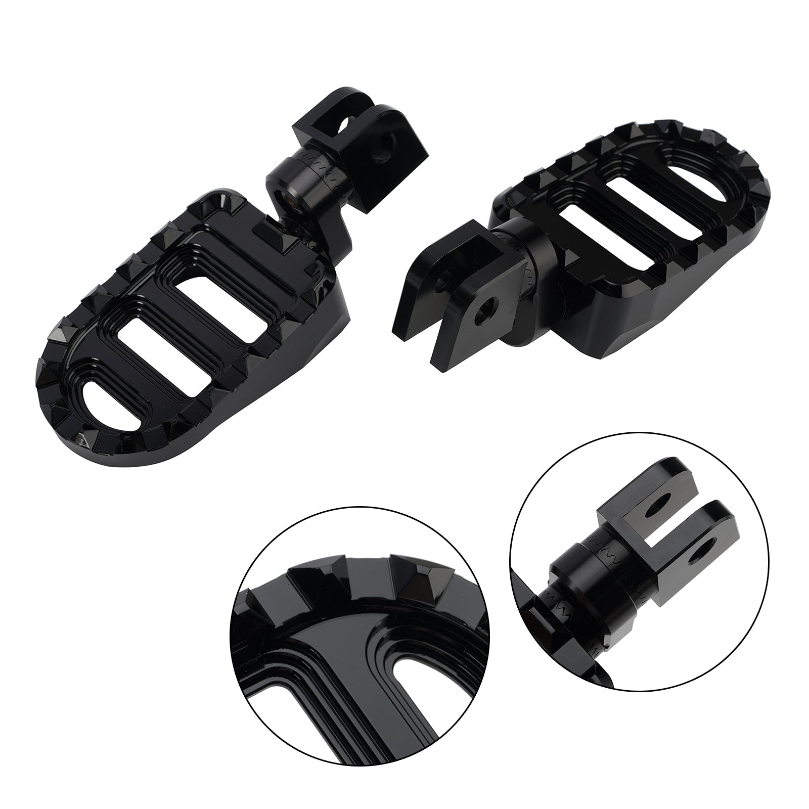 Avant Repose-pieds pour Suzuki Boulevard M90 2009-2015 Noir