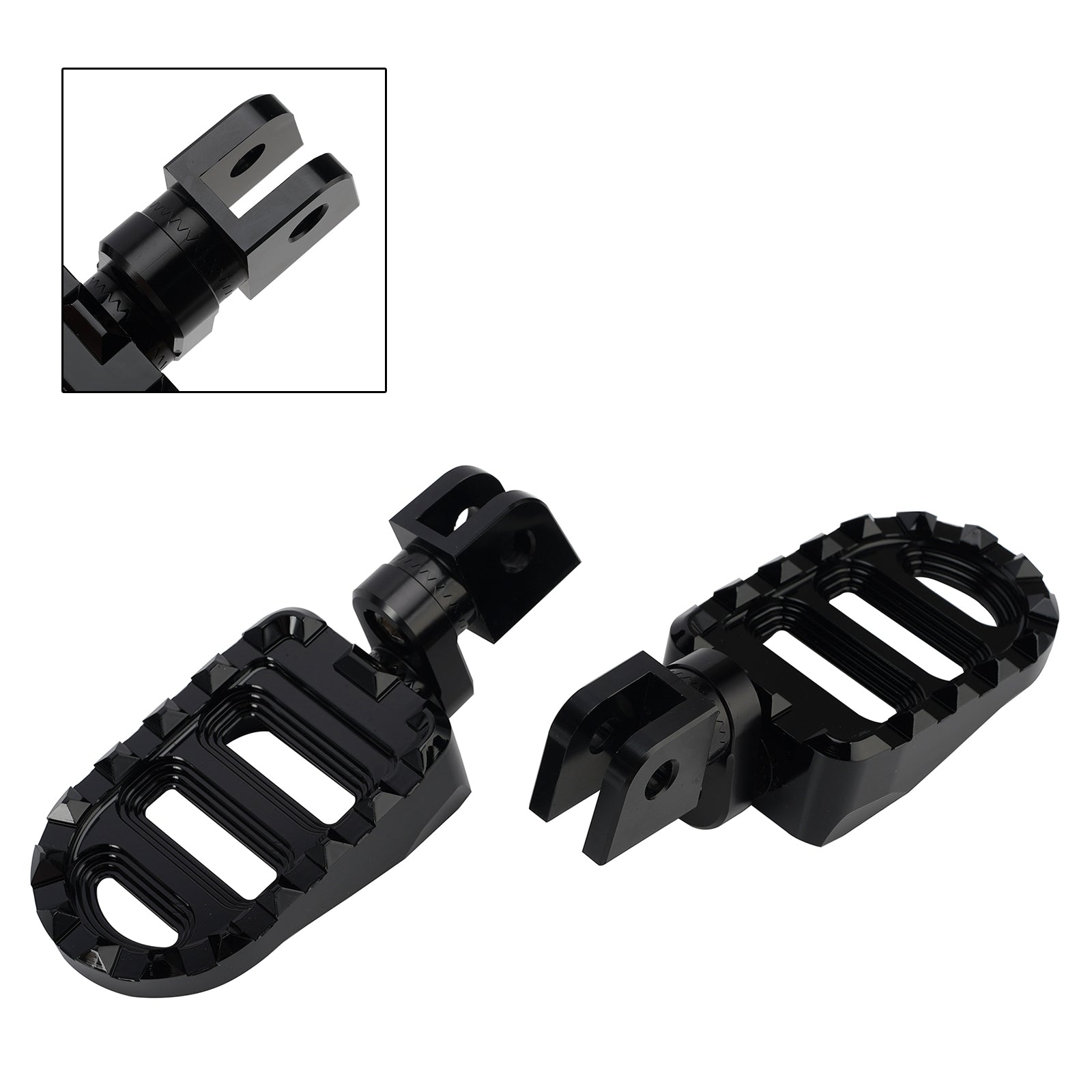 Avant Repose-pieds pour Suzuki Boulevard M90 2009-2015 Noir