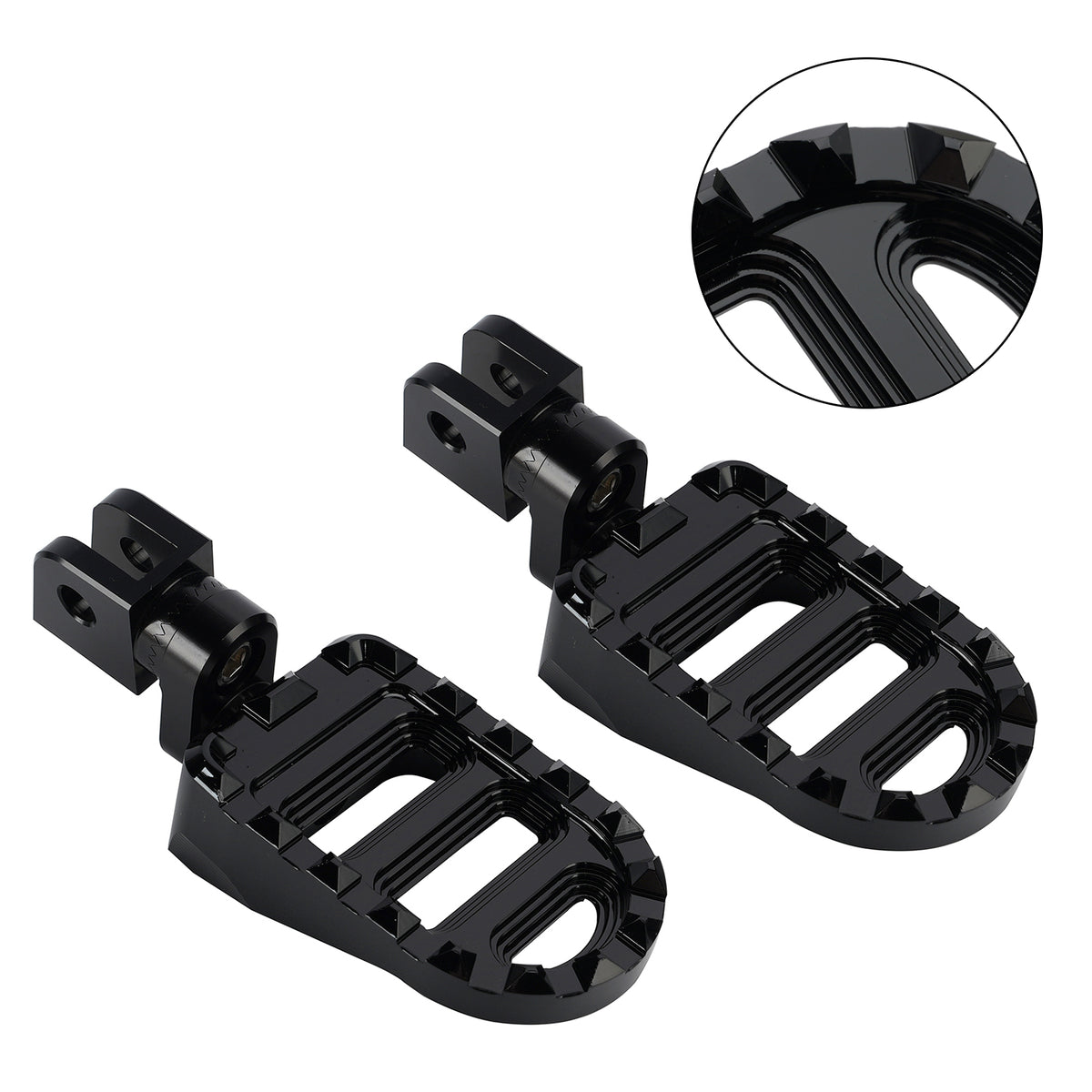 Avant Repose-pieds pour Suzuki Boulevard M90 2009-2015 Noir
