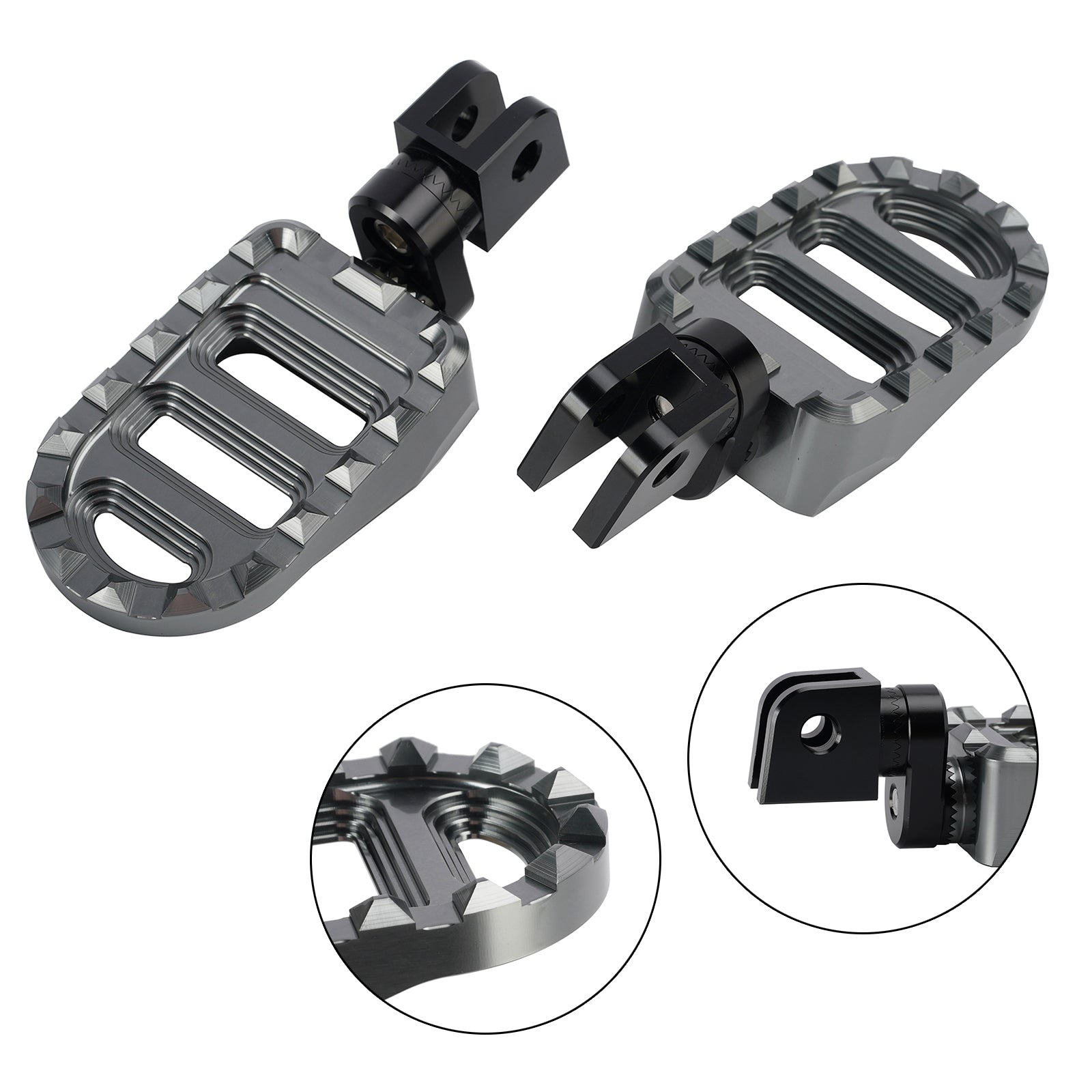 Avant Repose-pieds pour Suzuki Boulevard M50/C50 2005-2015 Gris