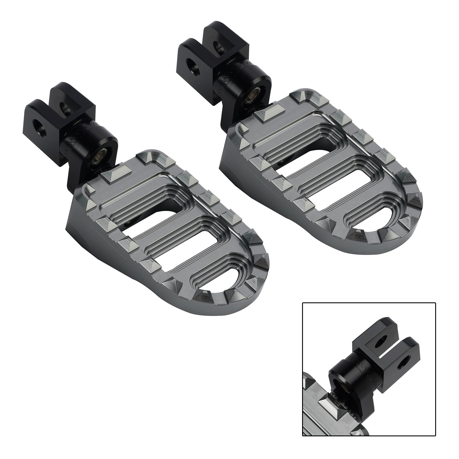 Avant Repose-pieds pour Suzuki Boulevard M50/C50 2005-2015 Gris