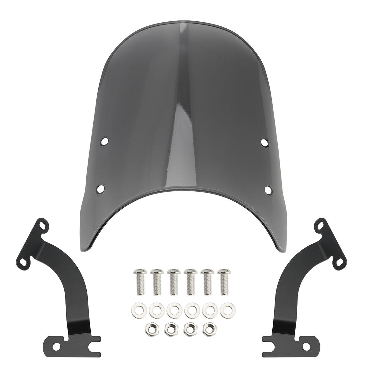 Protecteur Saute-Vent pour KAWASAKI W230 / MEGURO S1 2025-2026 Gris