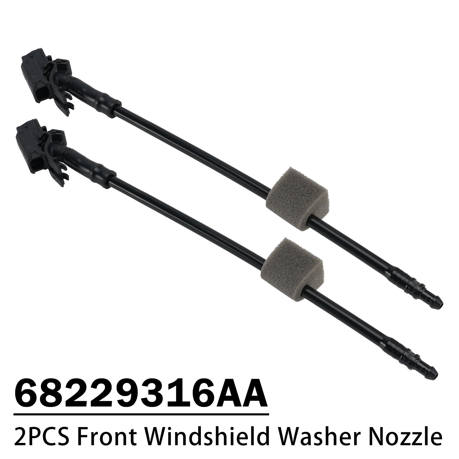 2 Pièces Buse lave-glace avant 68229316AA pour Chrysler Pacifica 17-21