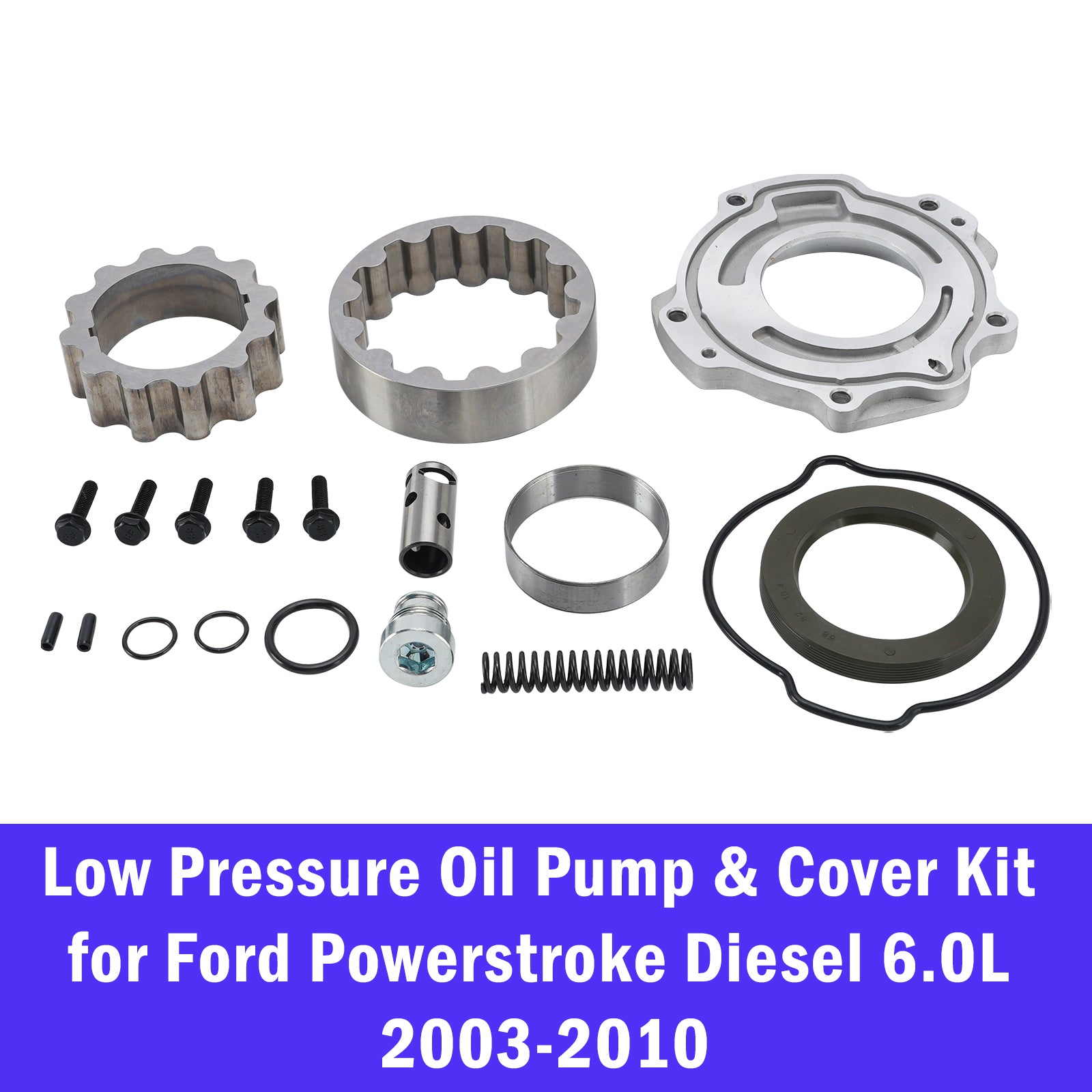 Kit pompe à huile basse pression & couvercle pour Ford Diesel 6.0L 2003-2010