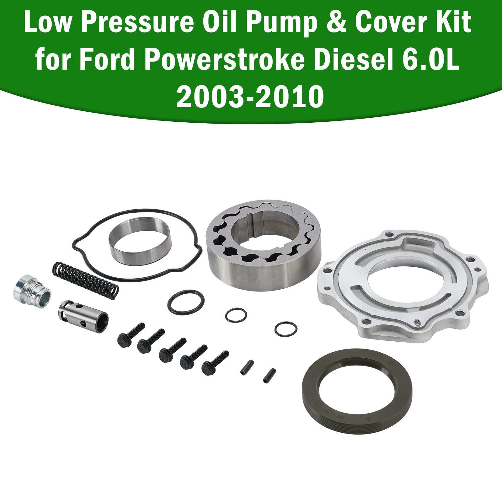 Kit pompe à huile basse pression & couvercle pour Ford Diesel 6.0L 2003-2010