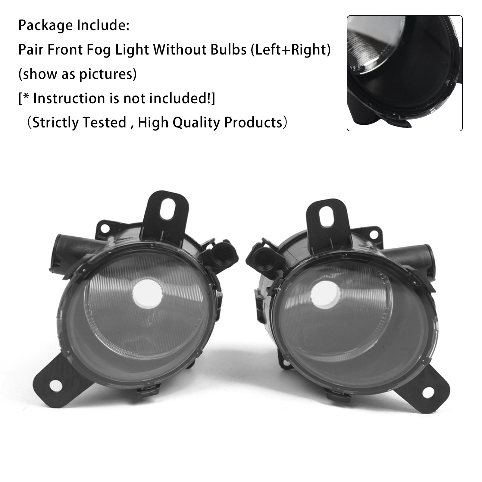 Paire Feux Antibrouillard Avant Pour Vauxhall Corsa 2011-2019 13253625 13253626