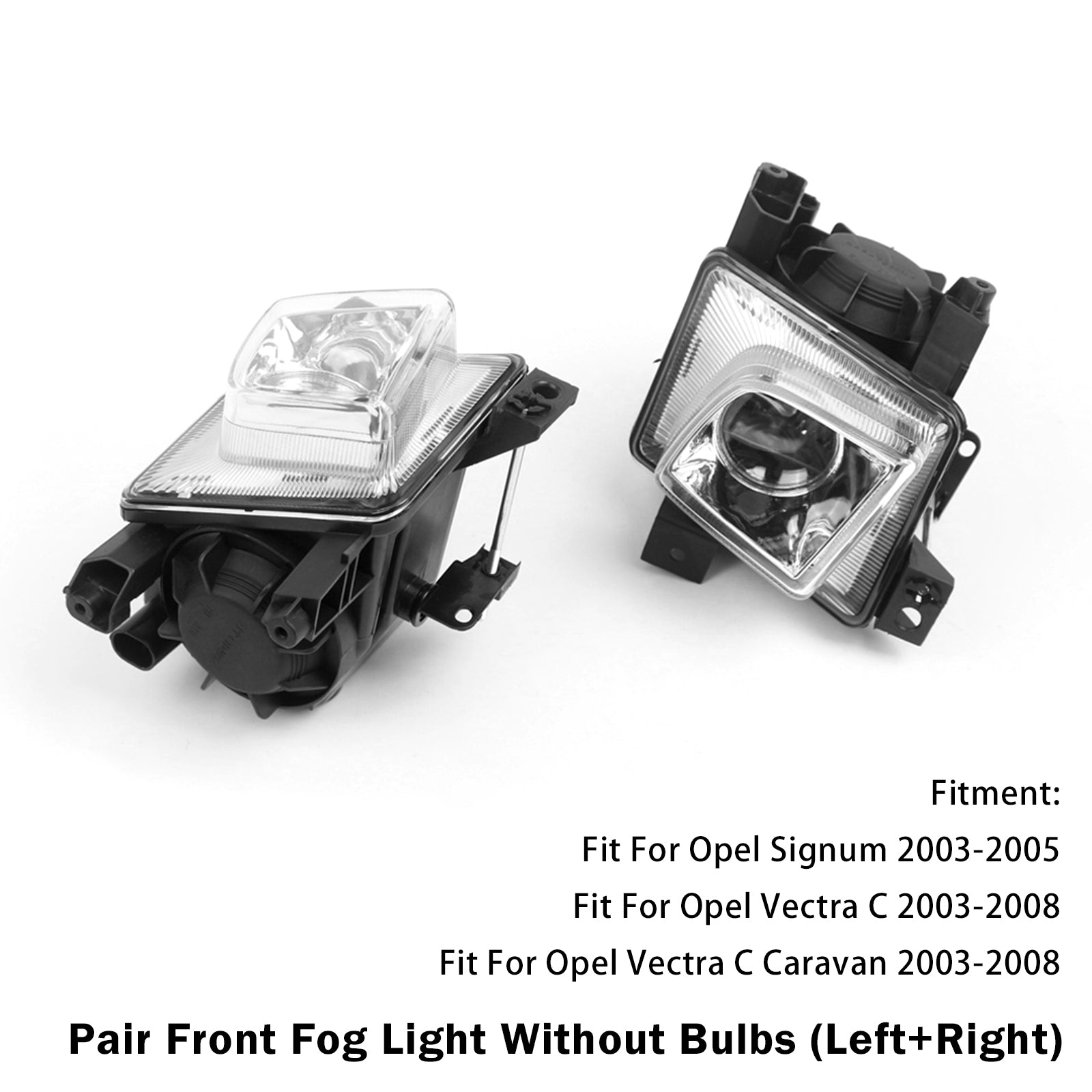 Paire Feux Antibrouillard Avant Pour Opel Vectra C 2003-2008 6710033 6710034