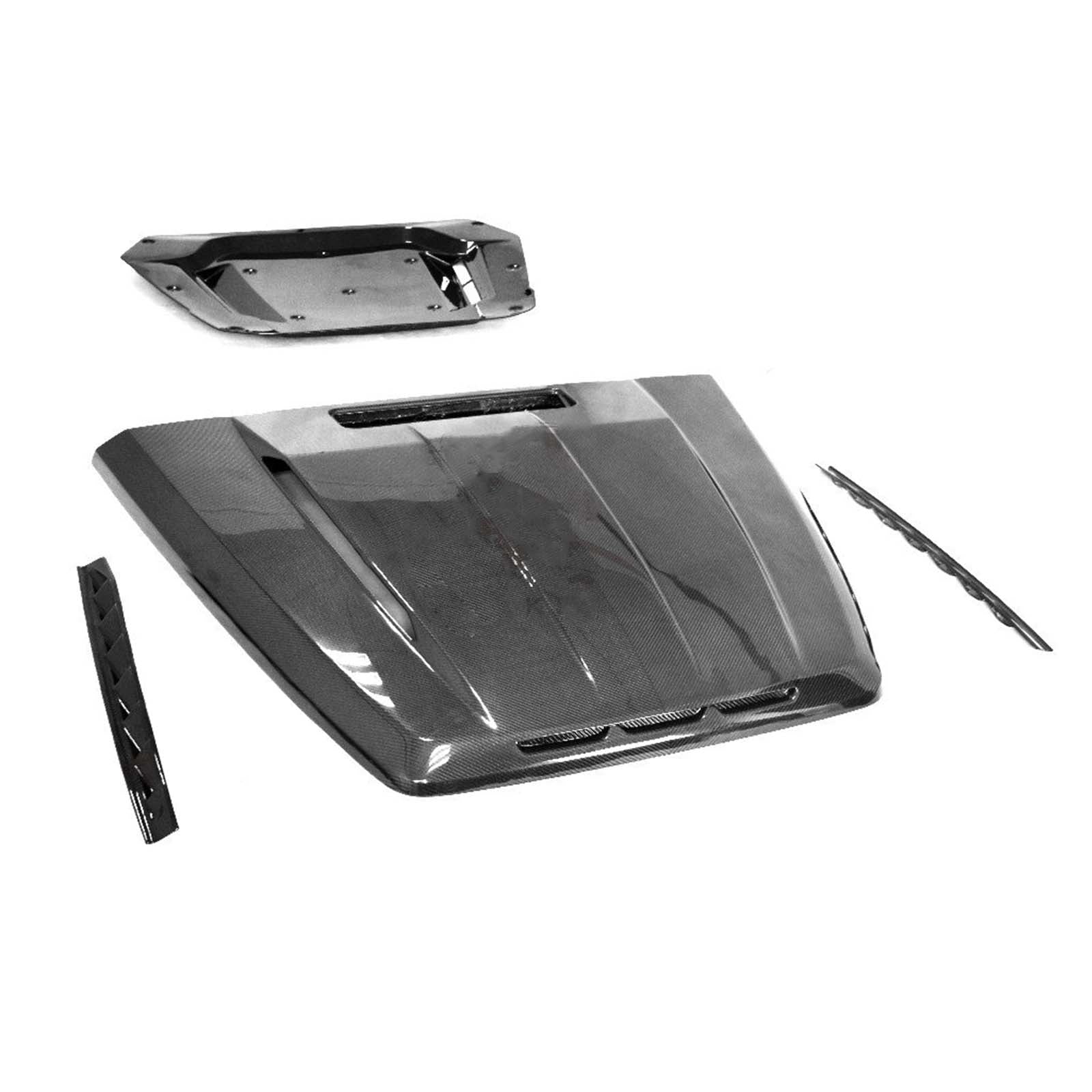 Carbon Fiber Shark Style Front Hood Panel Pour Mercedes G-Class W464 W465 2019+