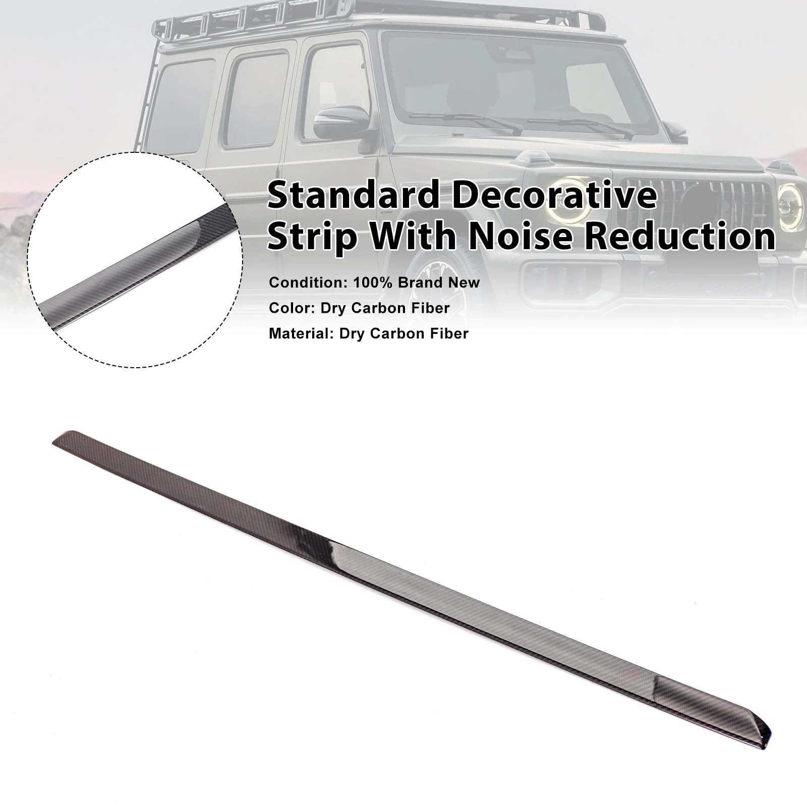 25 style Standard Decorative Strip With Noise Reduction Pour G Class Dry Carbon
