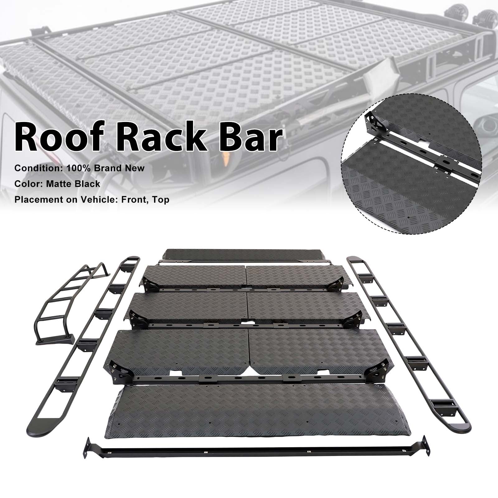 Roof Rack Rail Cross Bar Luggage Pour Benz G Class W463A W464 With Ladder