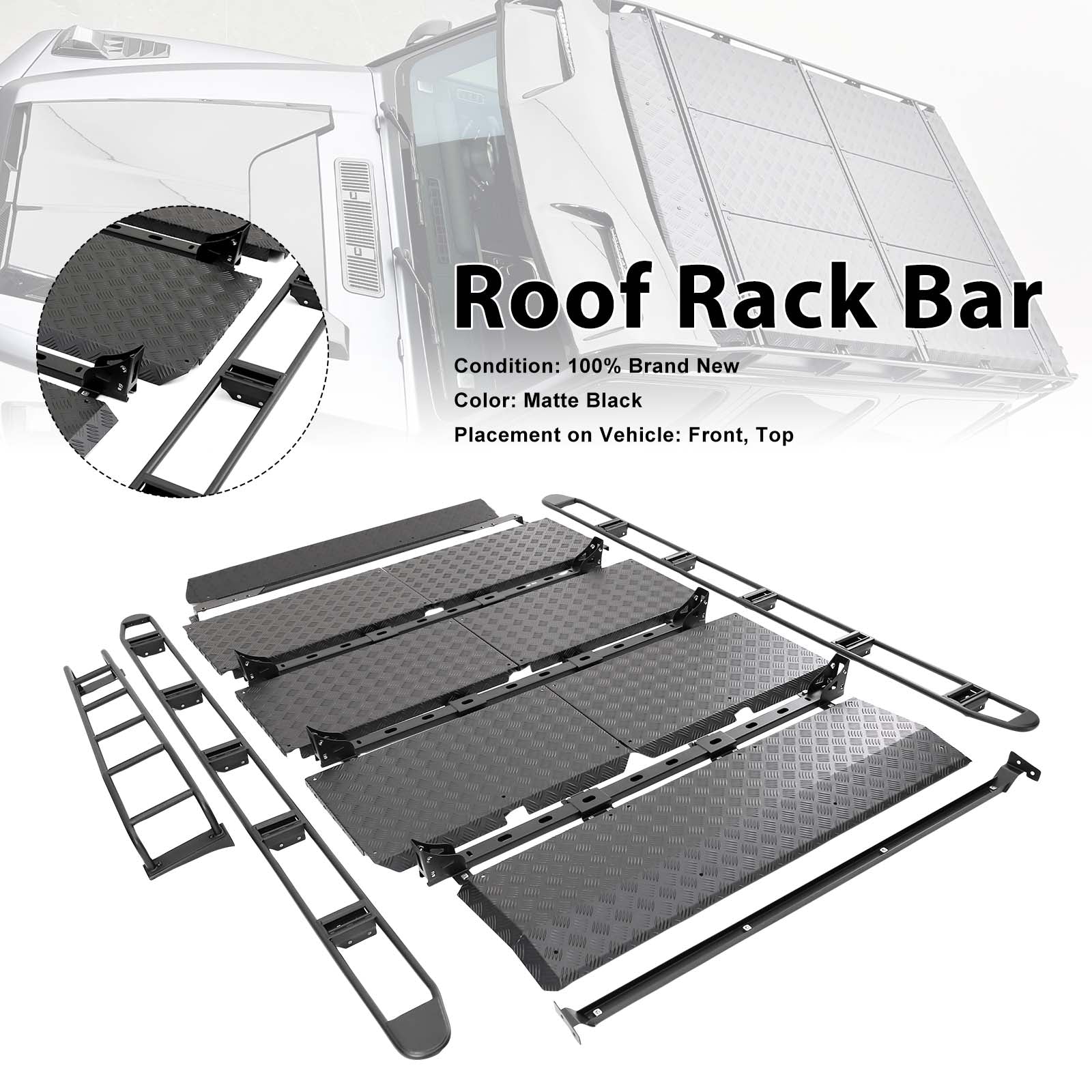 Roof Rack Rail Cross Bar Luggage Pour Benz G Class W463A W464 With Ladder