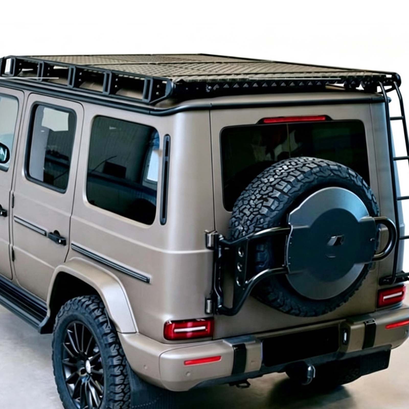 Roof Rack Rail Cross Bar Luggage Pour Benz G Class W463A W464 With Ladder